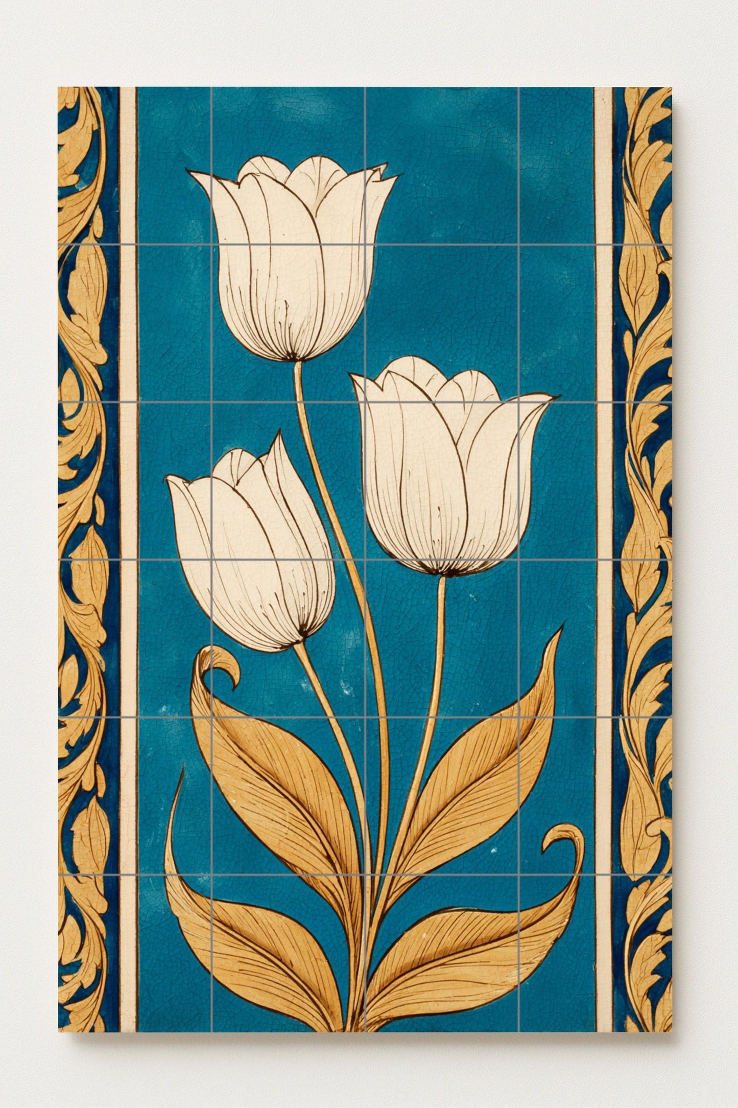 Armonía de Tulipanes Dorados