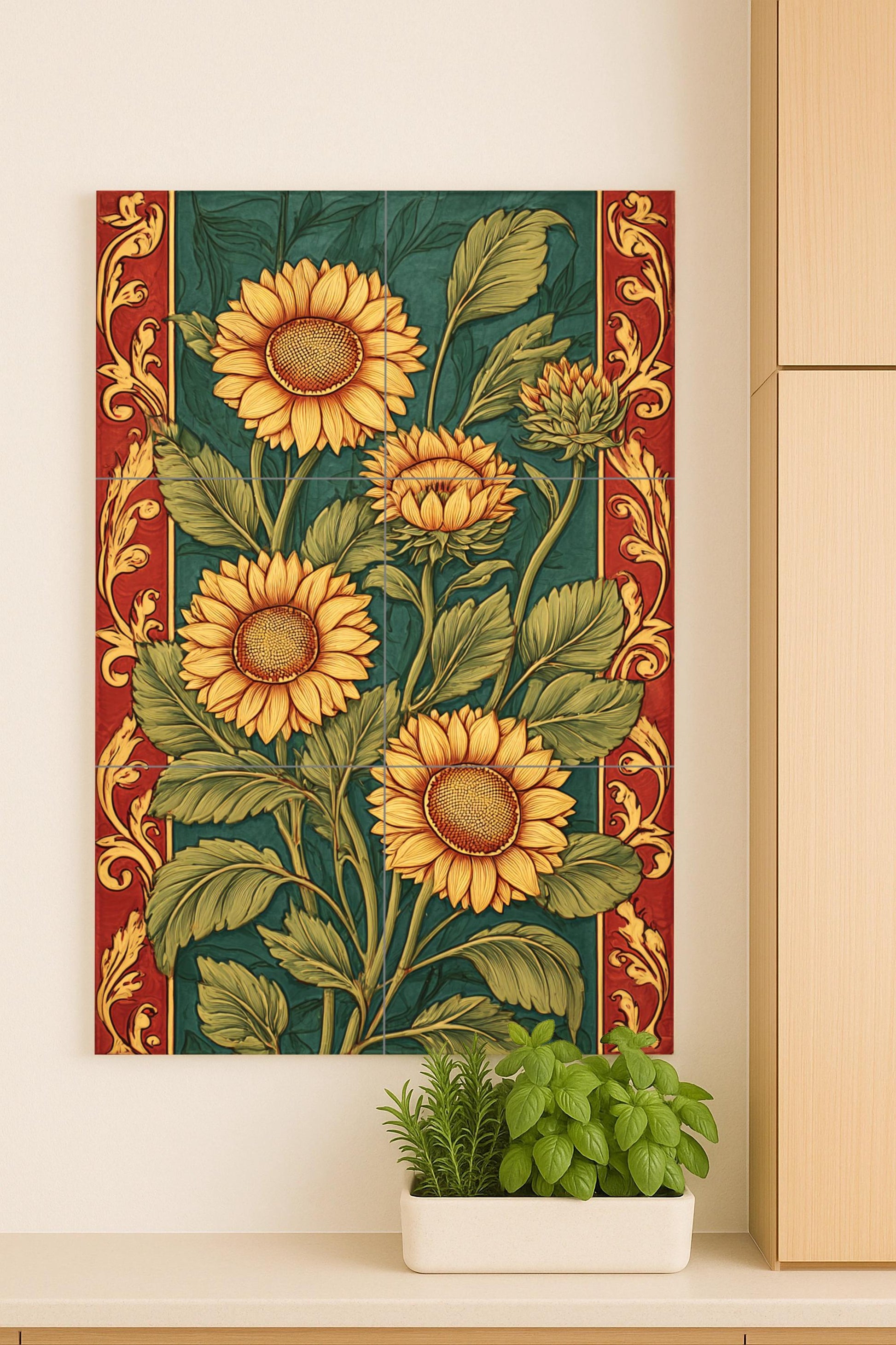 Sinfonía de Girasoles Dorados