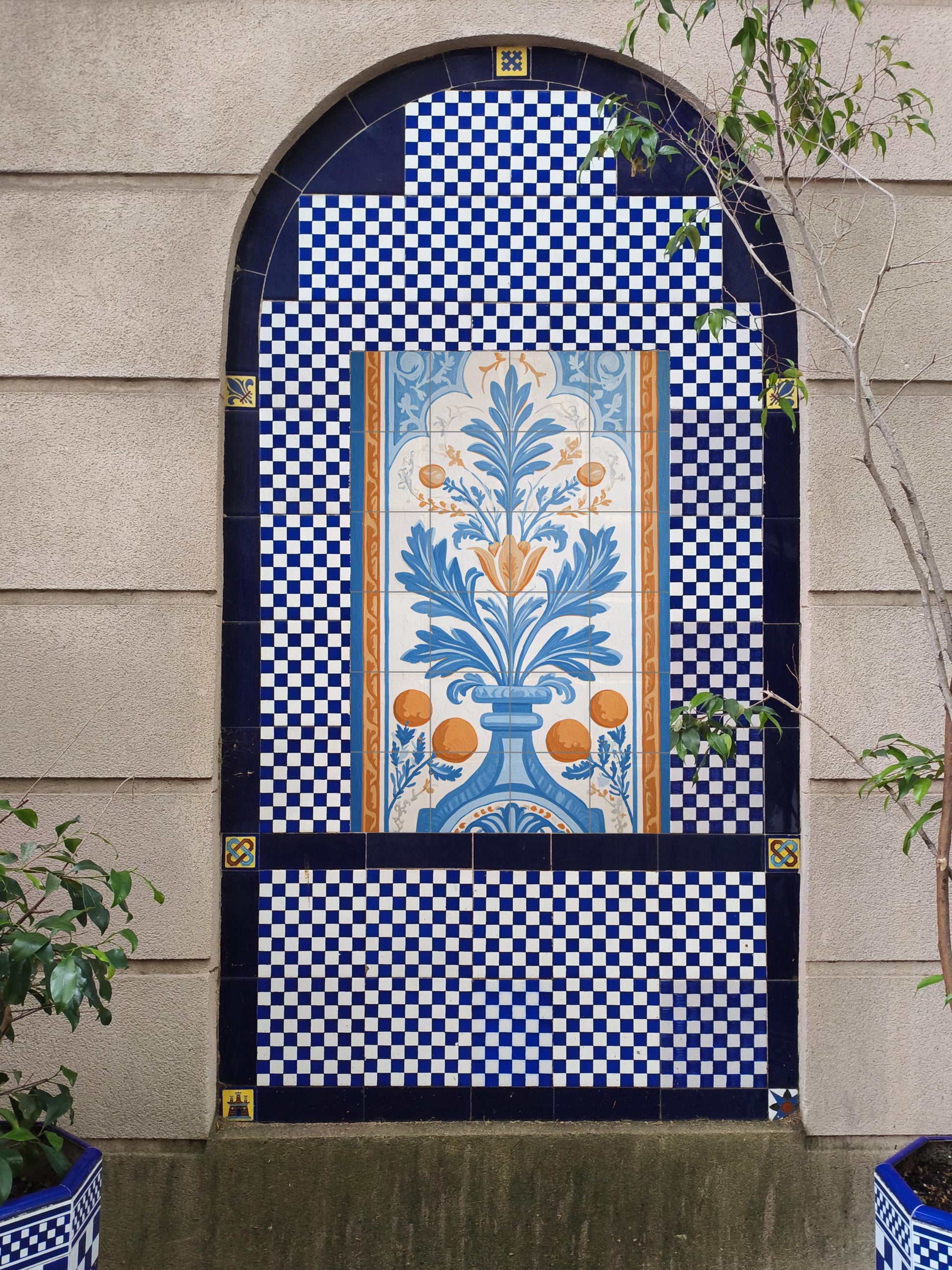 Marbella · Keramik-Wandbild — Natur-Wandkunst