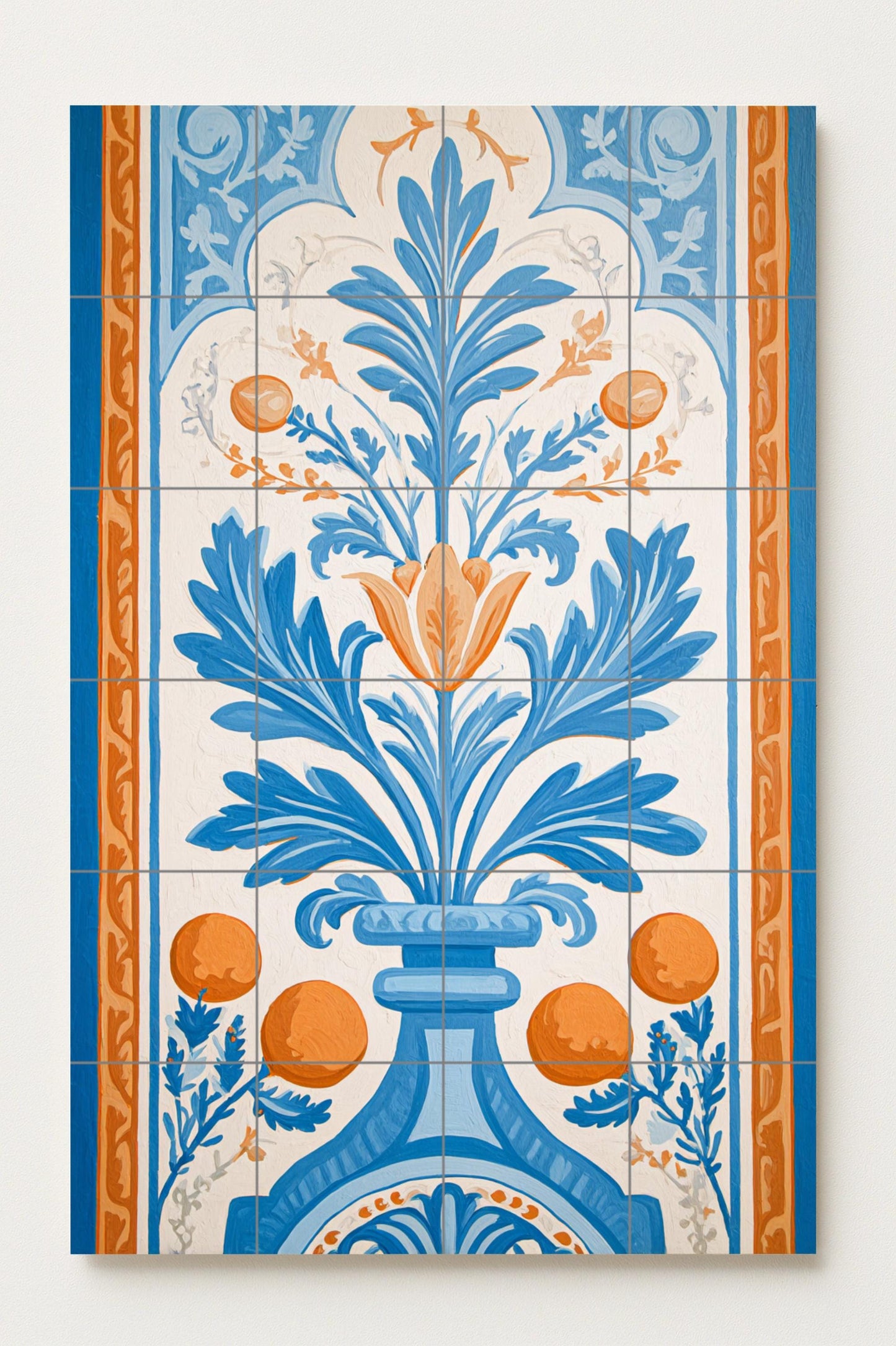 Marbella · Keramik-Wandbild — Natur-Wandkunst