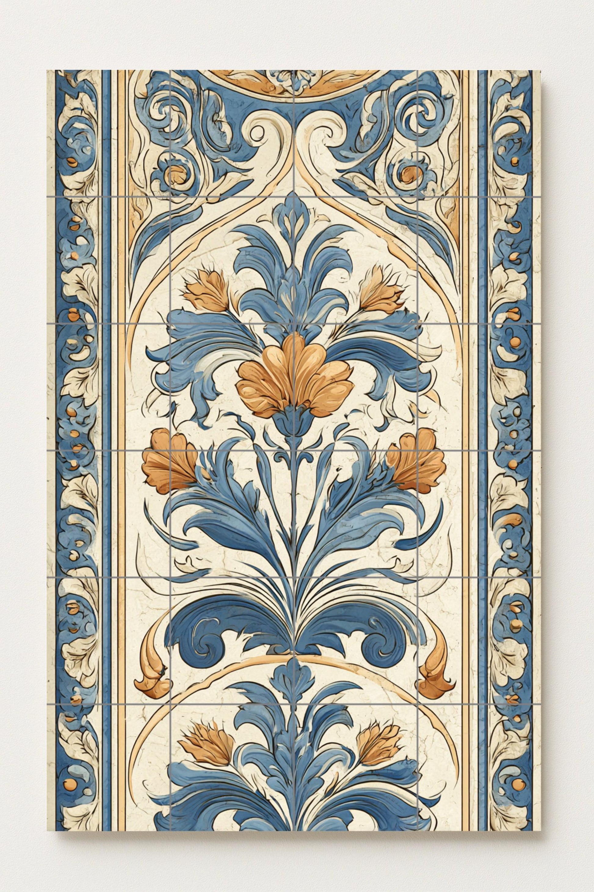 Moscú · Ceramic Wall Mural — Botanical Landscape