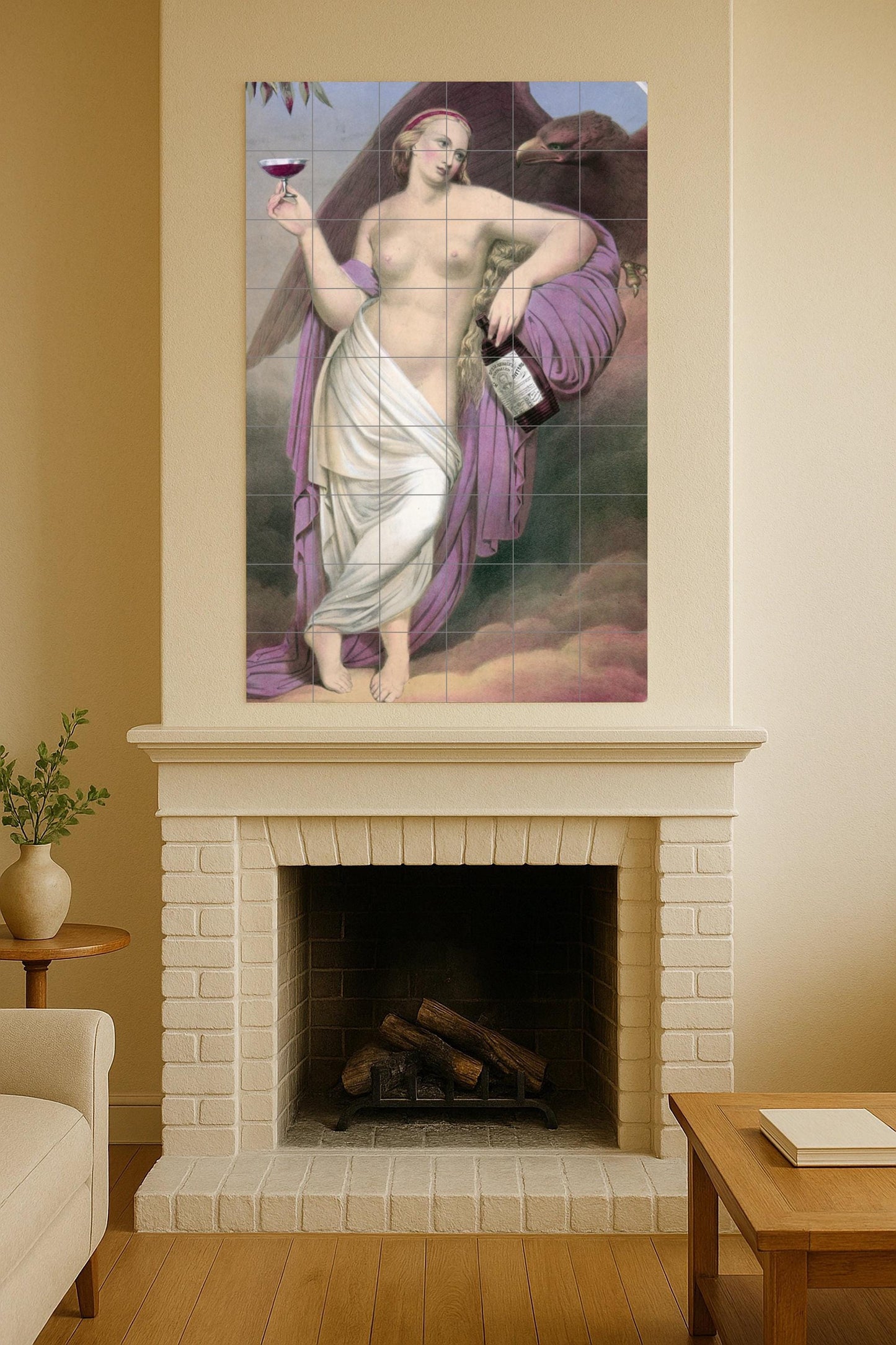 Elegance Mythical — Mythological Scene · Ceramic Tile Mural