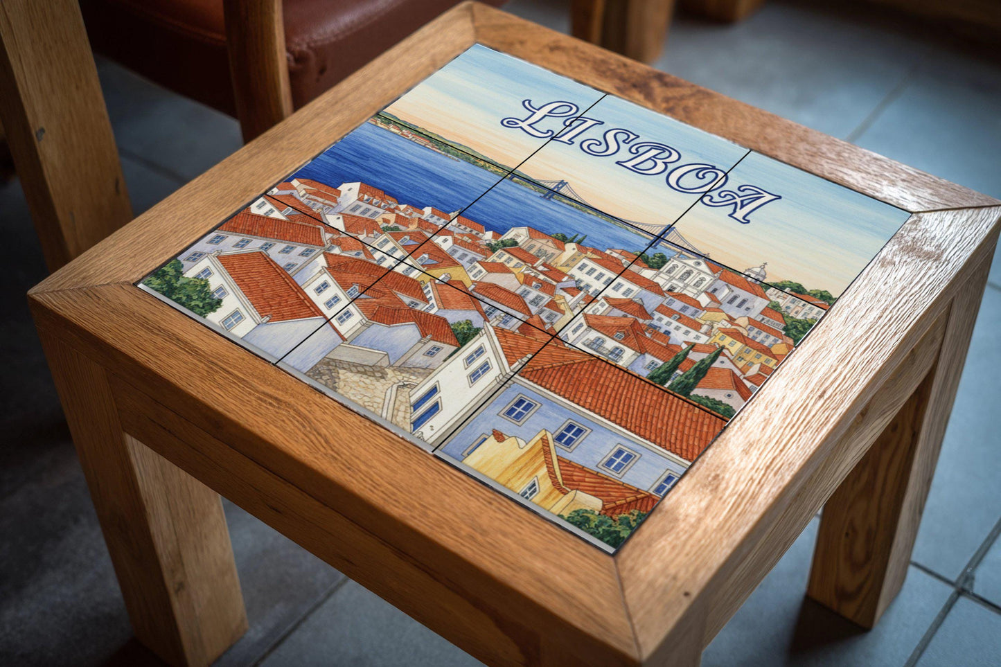 Ceramic Tile Mural: Lisbon — Cityscape in Tile