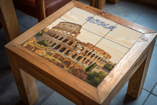 Ceramic Tile Mural: Coliseo of Rome — Travel Wall Décor