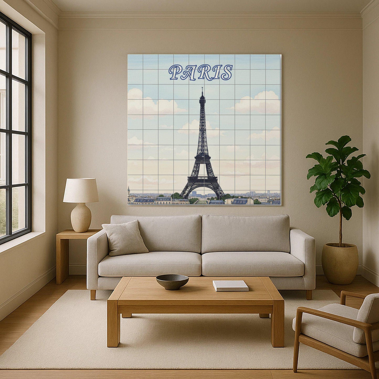 Tower Eiffel of Paris — Travel Wall Décor · Tile Wall Art