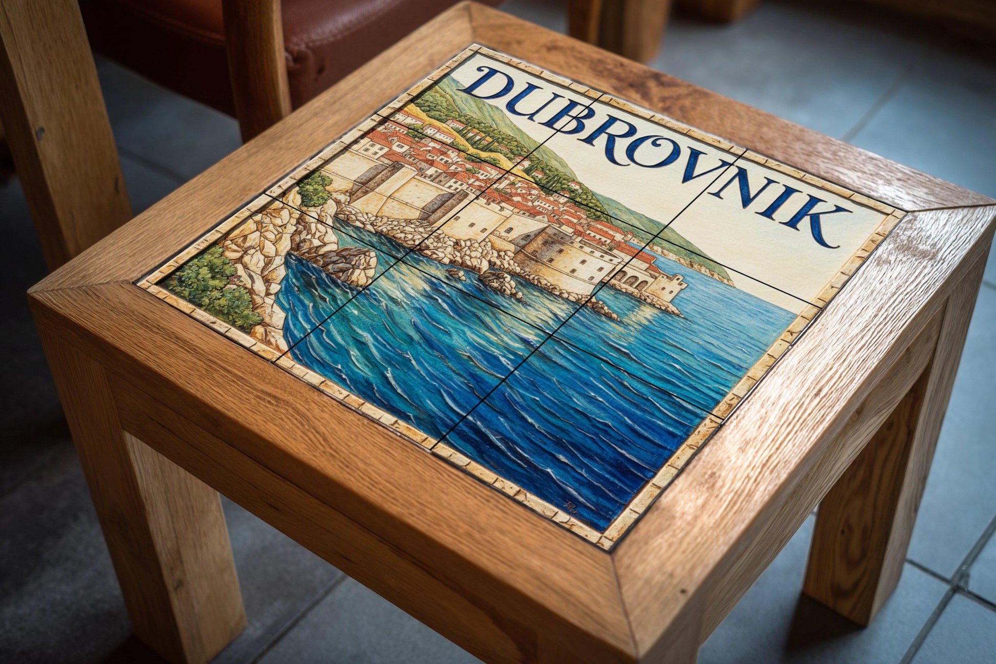 Fresque en Carrelage Cuadro de Dubrovnik — Villes et Monuments