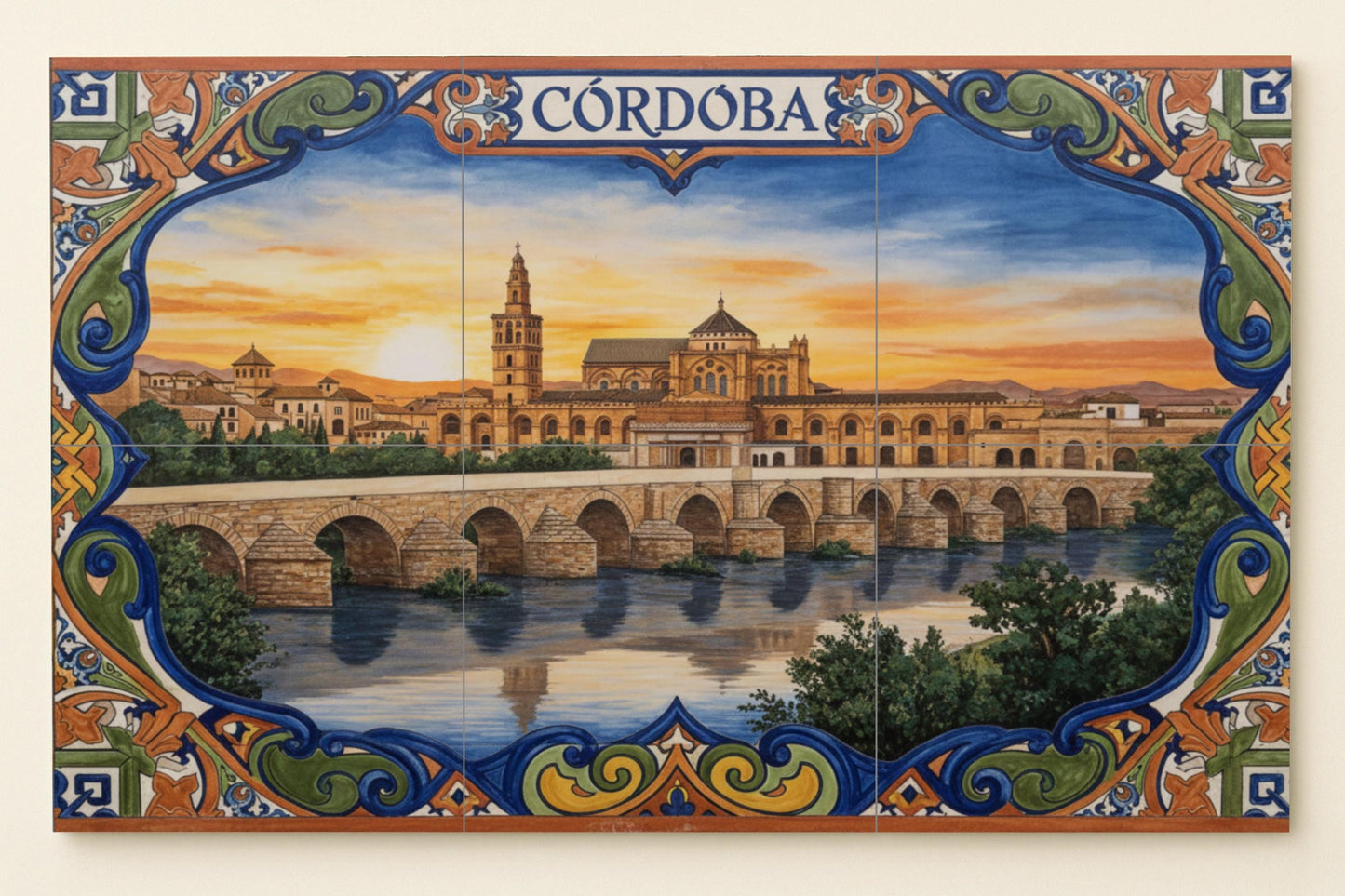 Ceramic Tile Mural: Córdoba — Cityscape in Tile