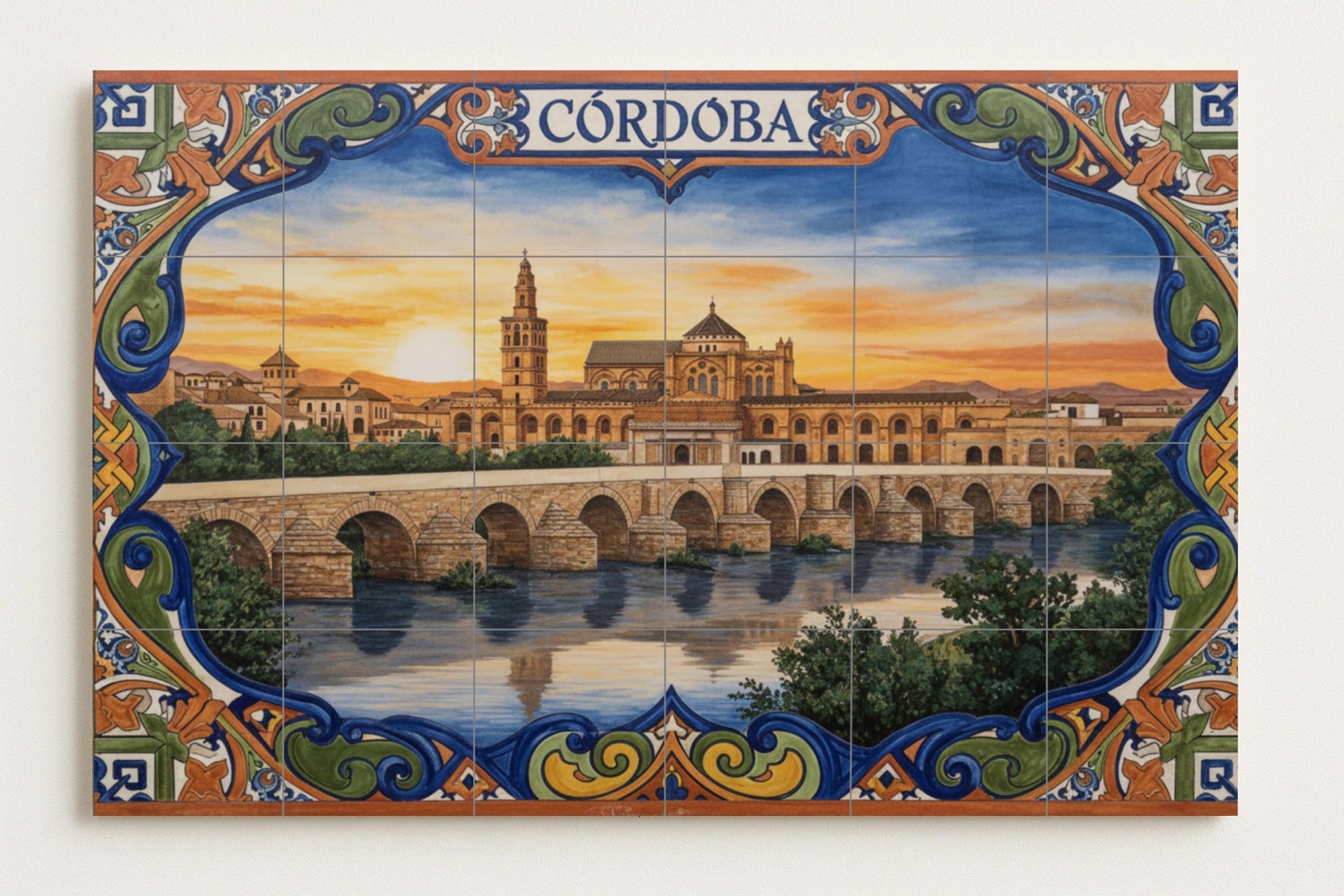 Ceramic Tile Mural: Córdoba — Cityscape in Tile