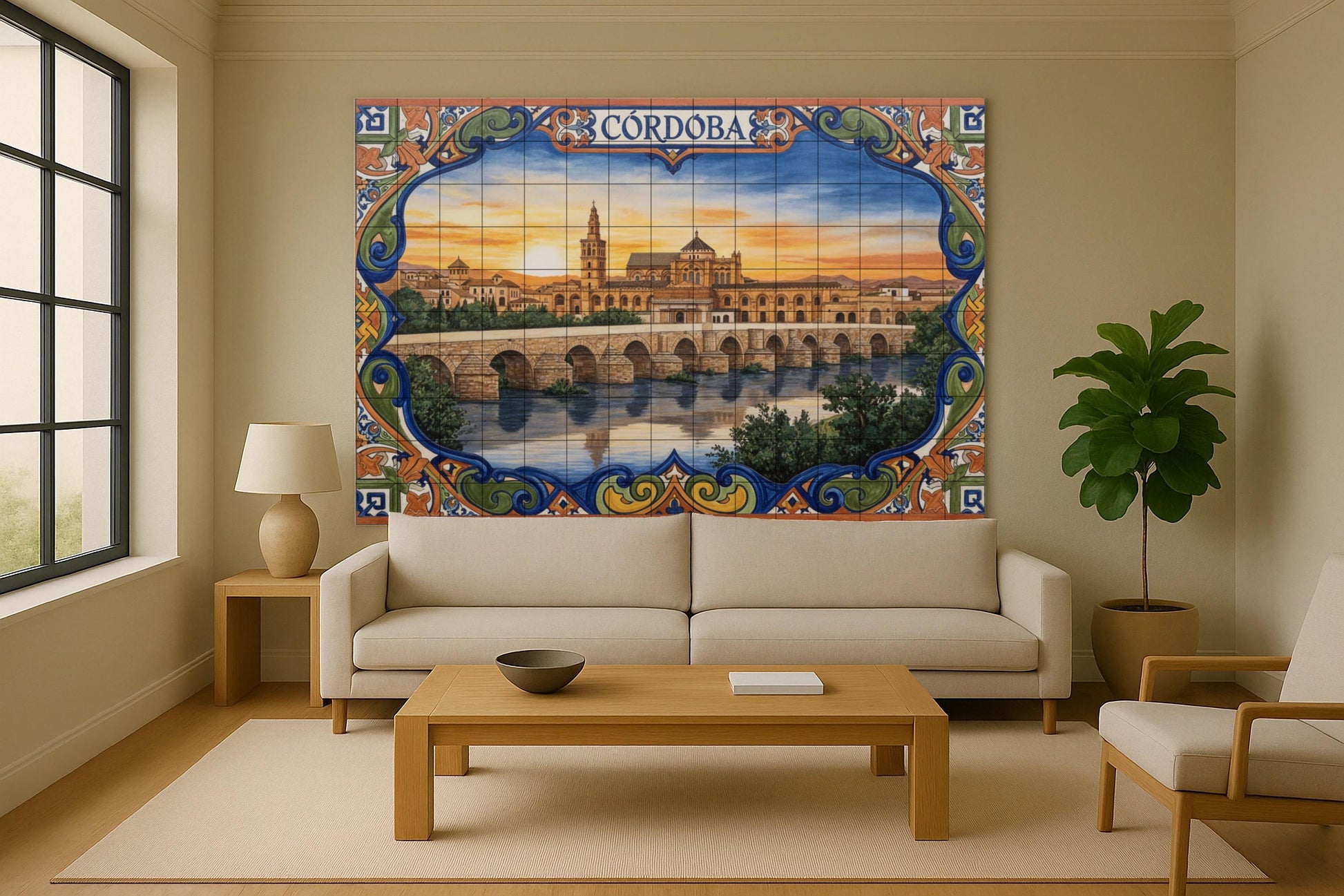 Ceramic Tile Mural: Córdoba — Cityscape in Tile