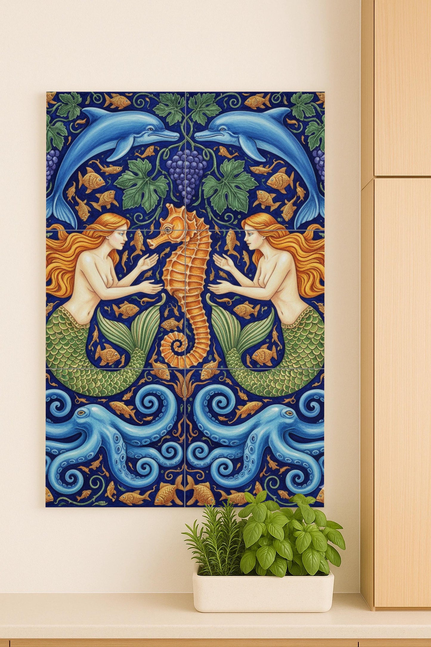 Armonía del Mar — Sirenas, Caballito de Mar, Delfines y Pulpos