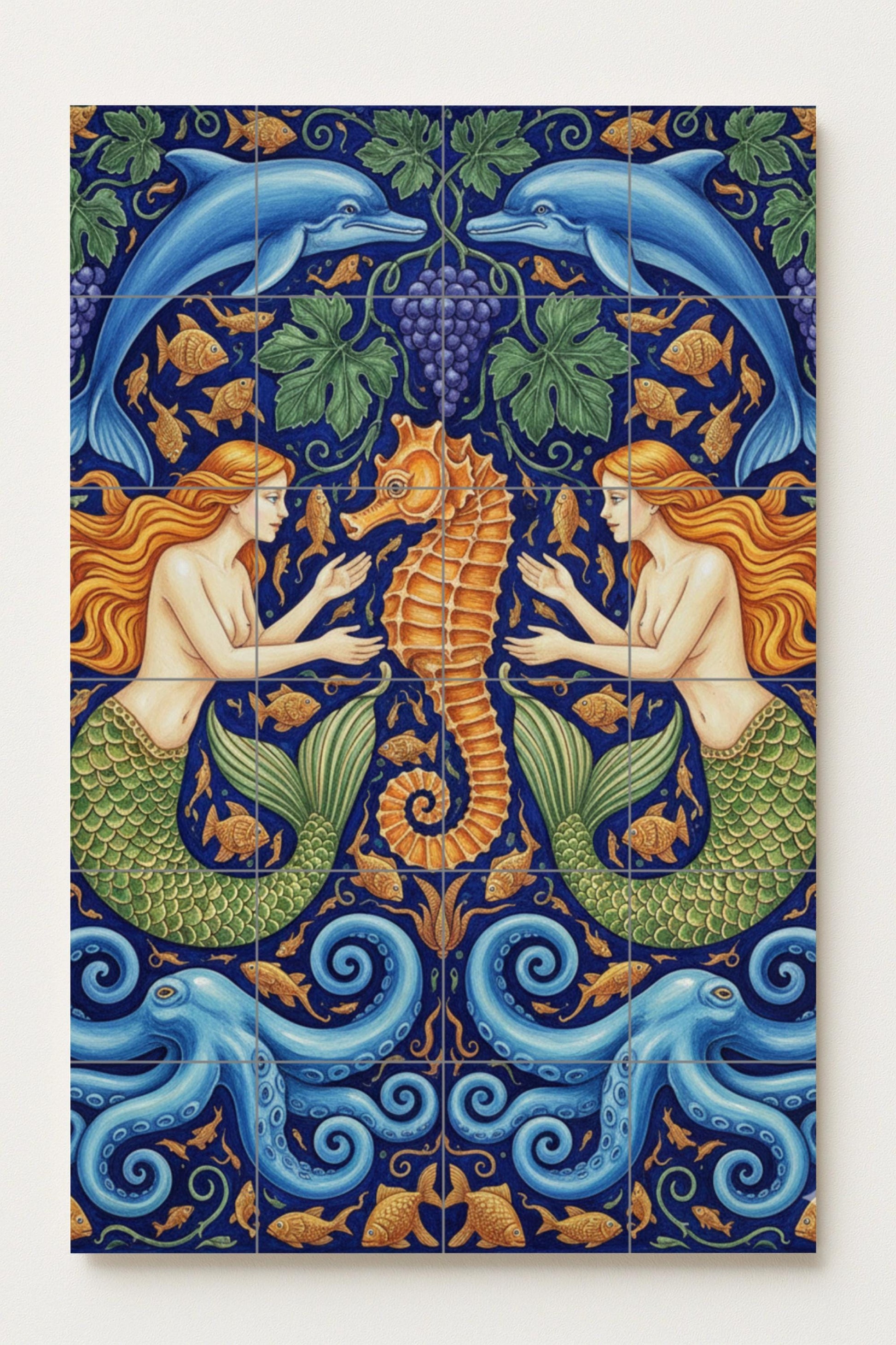 Armonía del Mar — Sirenas, Caballito de Mar, Delfines y Pulpos