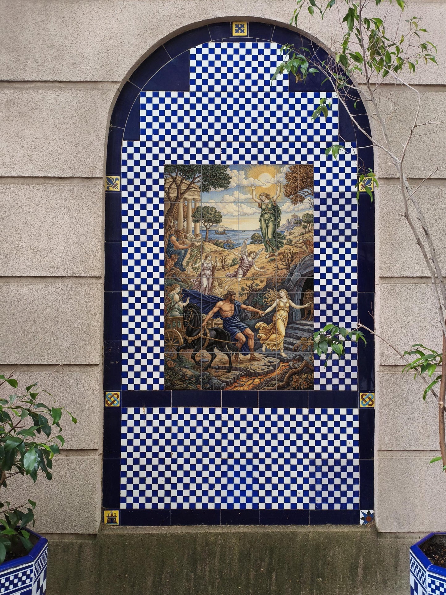 Abduction of Perséfone — Mythology Wall Art · Ceramic Tile Mural