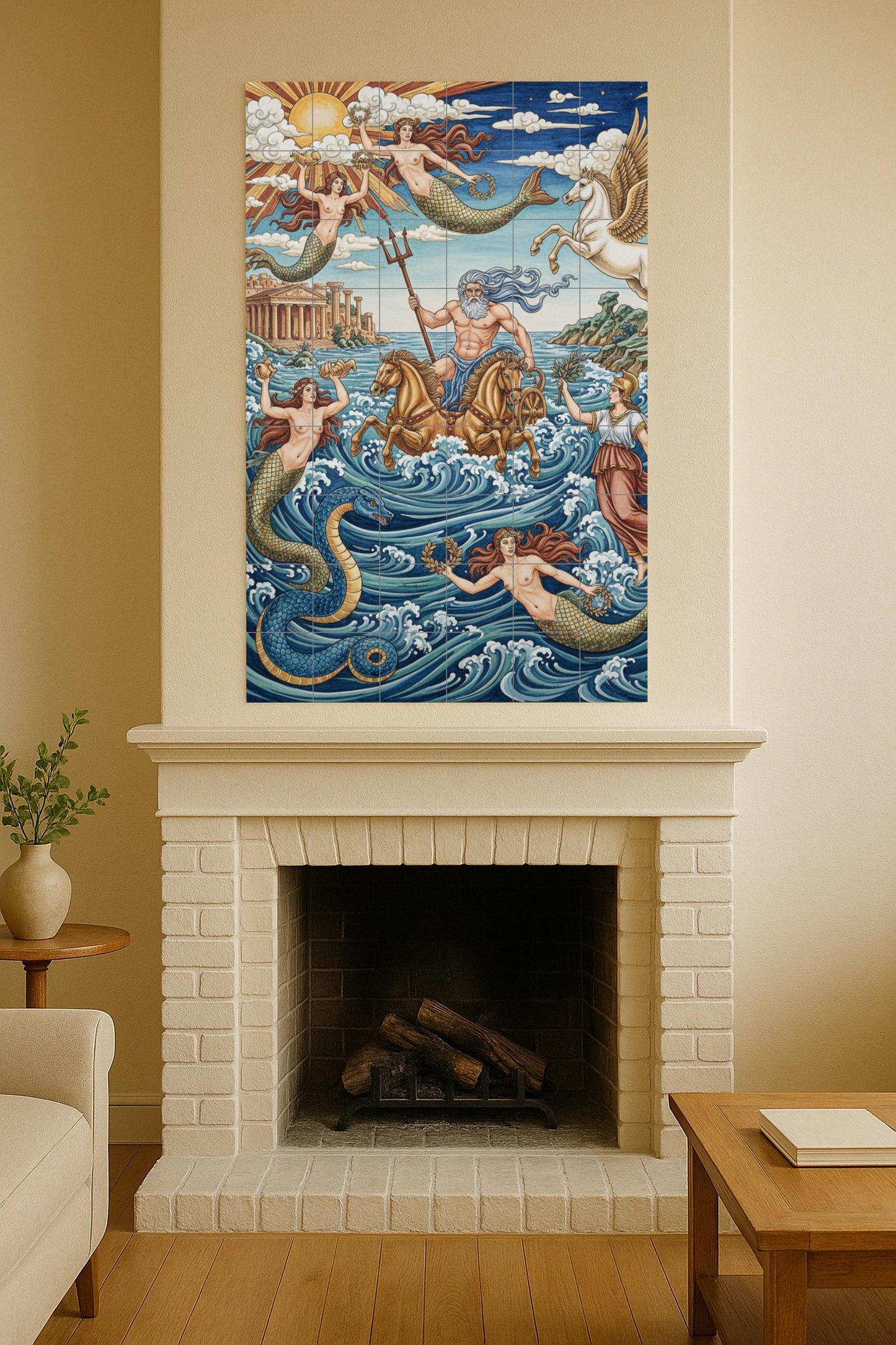 Poseidón y las Ninfas del Mar