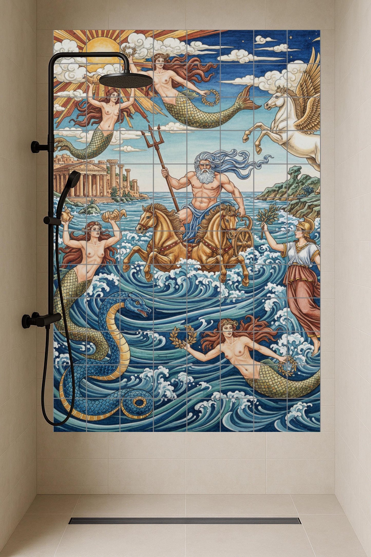 Poseidón y las Ninfas del Mar