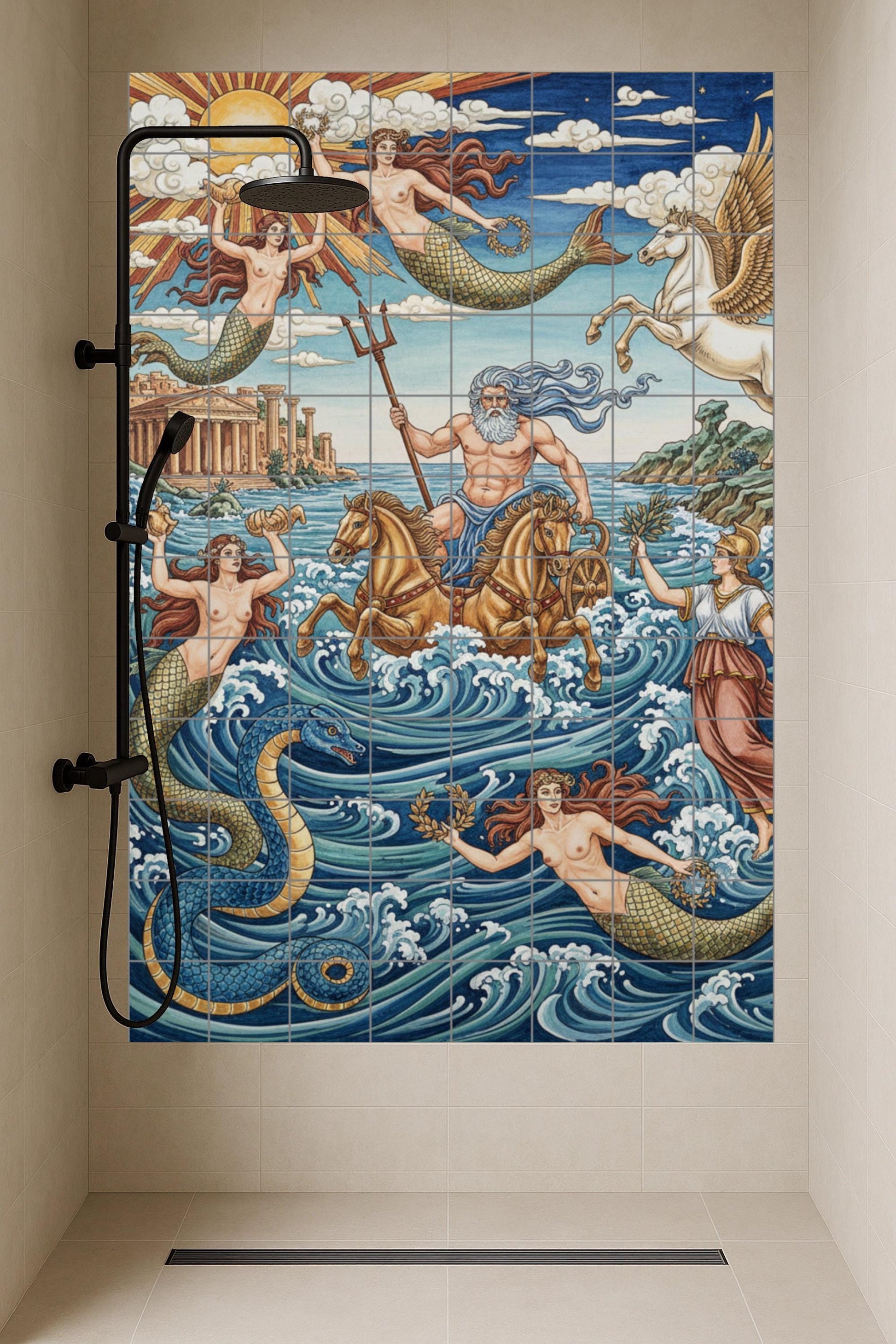 Poseidón y las Ninfas del Mar