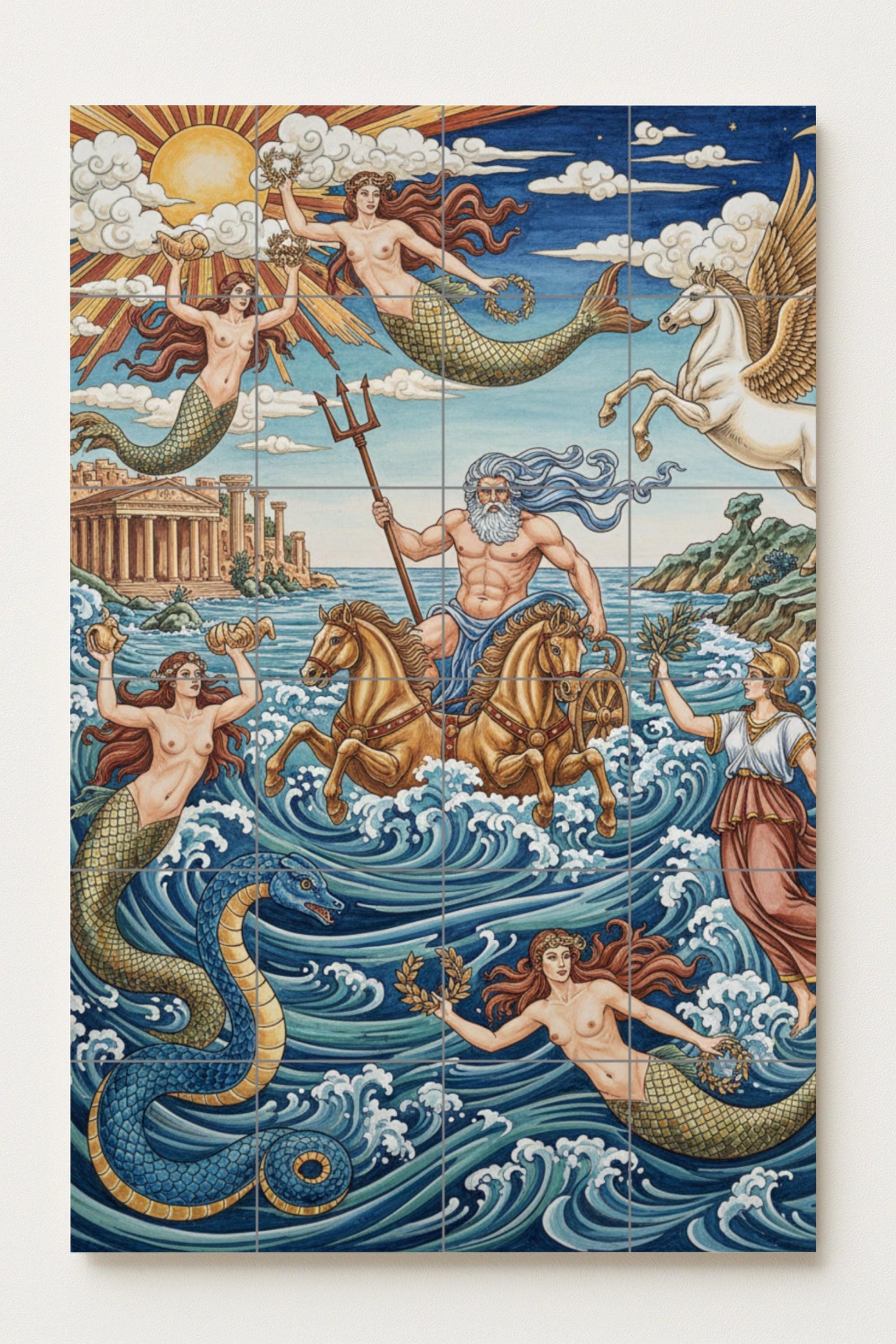 Poseidón y las Ninfas del Mar
