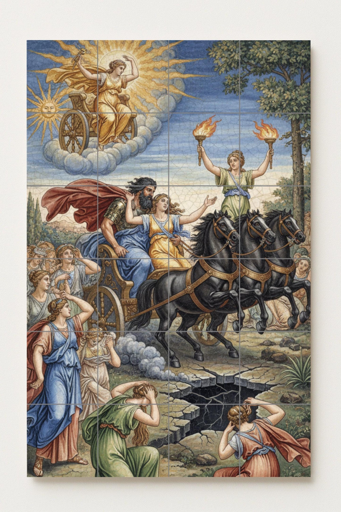 Abduction of Perséfone — Legends & Epic Art · Tile Wall Art