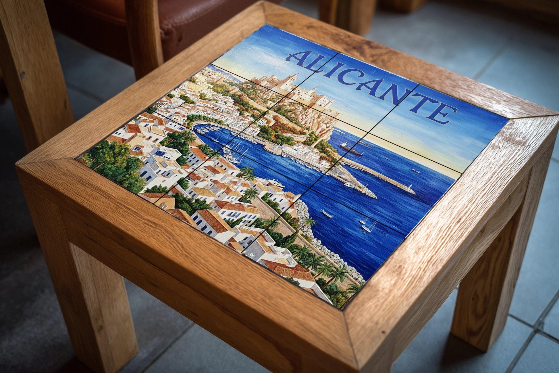 Alicante · Ceramic Wall Mural — Cityscape in Tile