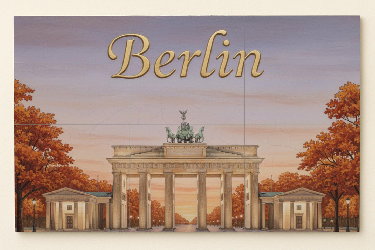 Berlin · Keramik-Wandbild — Städte & Monumente