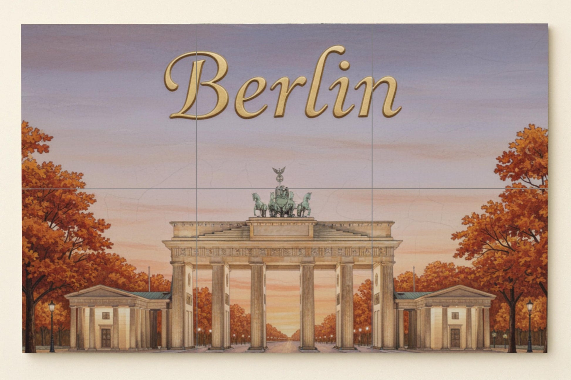 Berlin · Keramik-Wandbild — Städte & Monumente