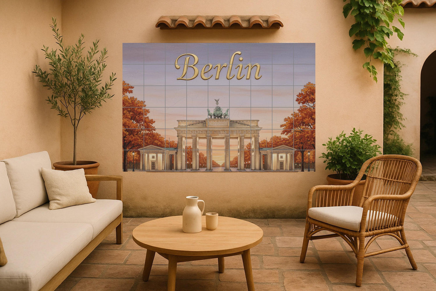 Berlin · Keramik-Wandbild — Städte & Monumente