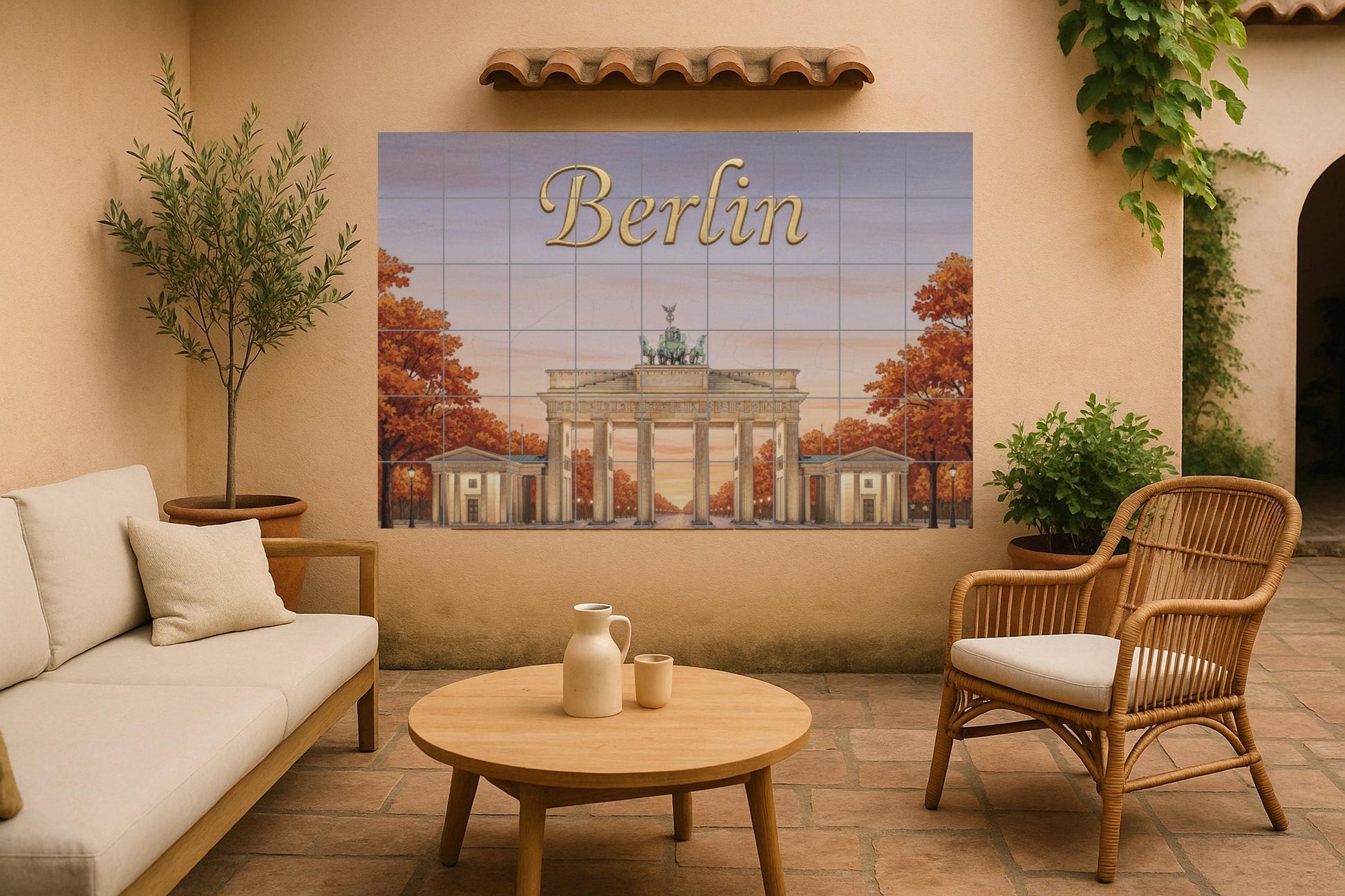 Berlin · Keramik-Wandbild — Städte & Monumente
