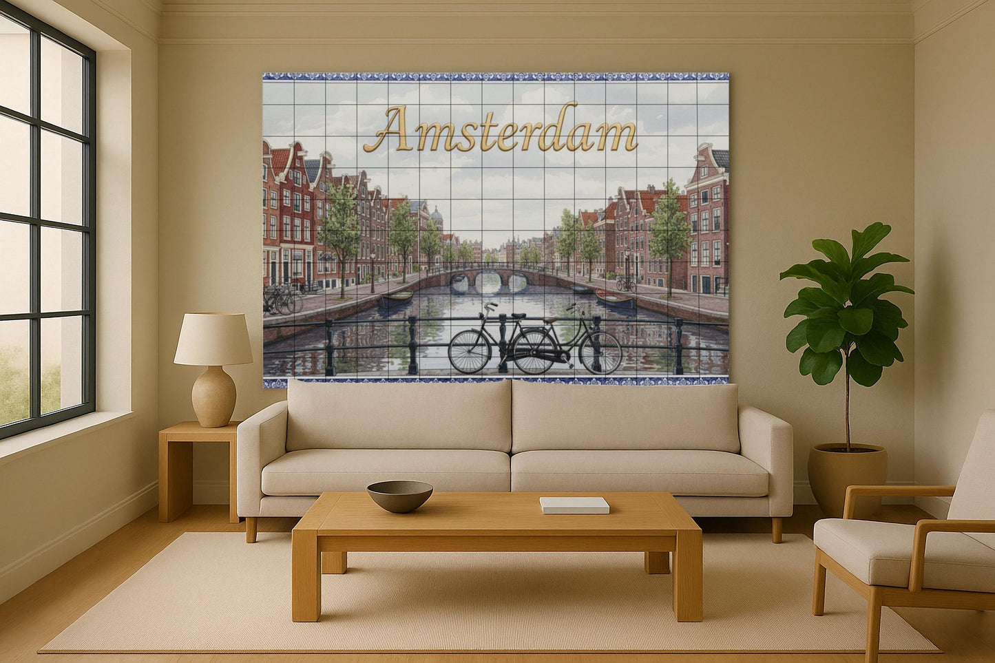 Ámsterdam — Canal y bicicleta