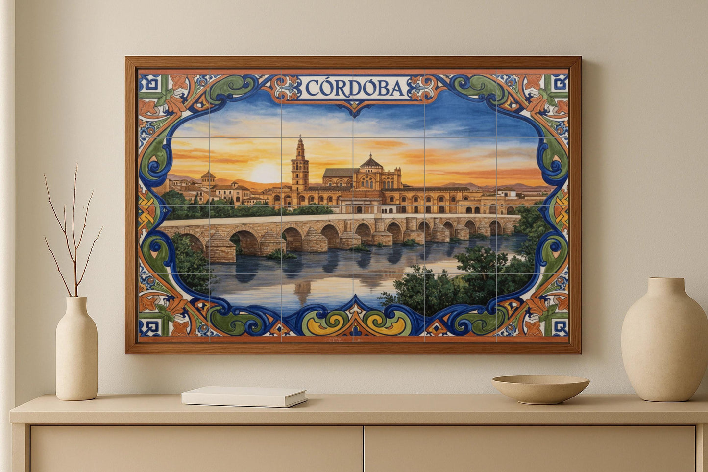 Ceramic Tile Mural: Córdoba — Cityscape in Tile