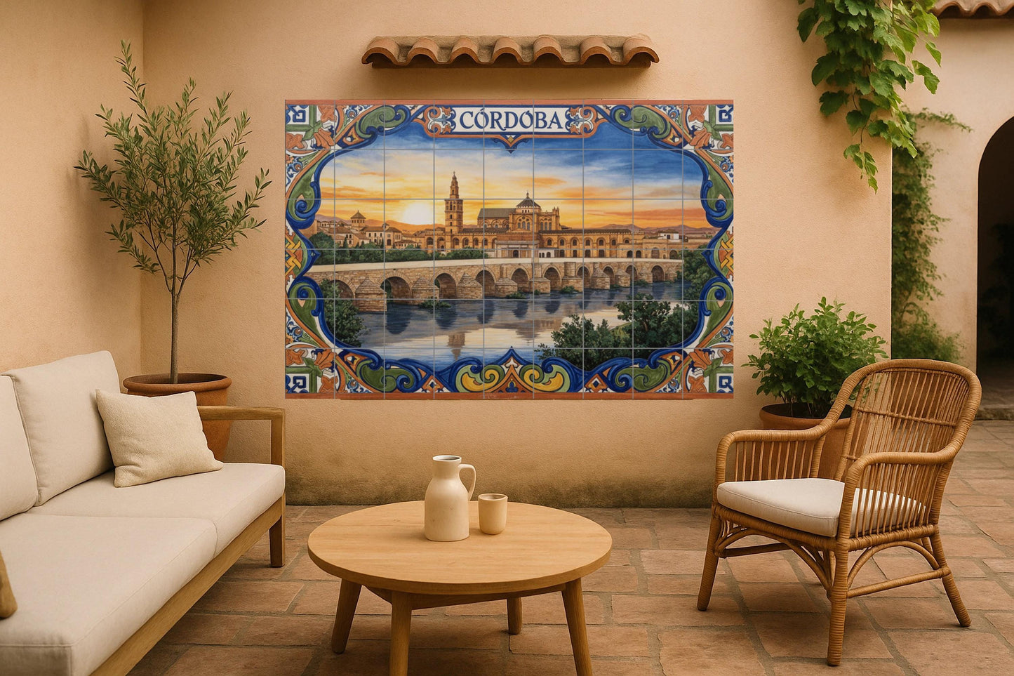 Ceramic Tile Mural: Córdoba — Cityscape in Tile