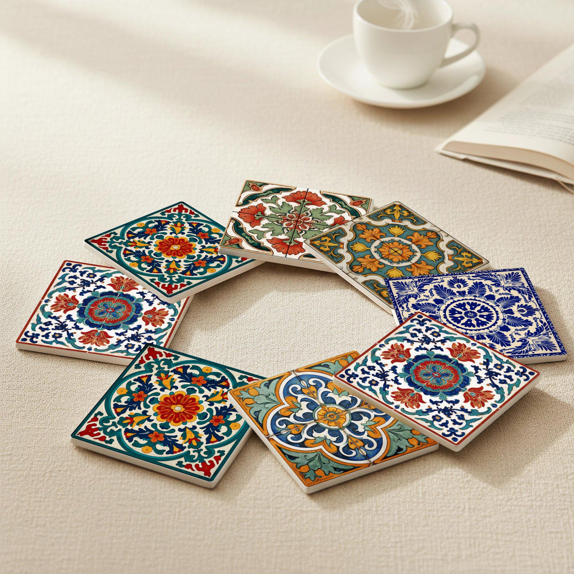 Sottobicchieri Ornamentali — Geometrico e Déco