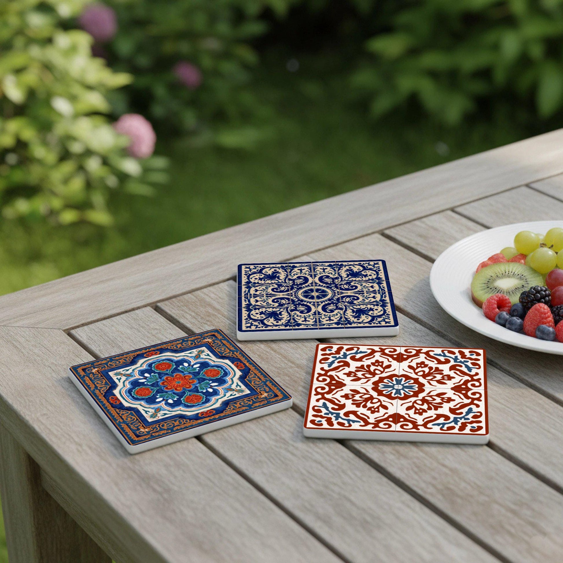 Española — Ceramic Coaster Set · Design-Lover's Table Set