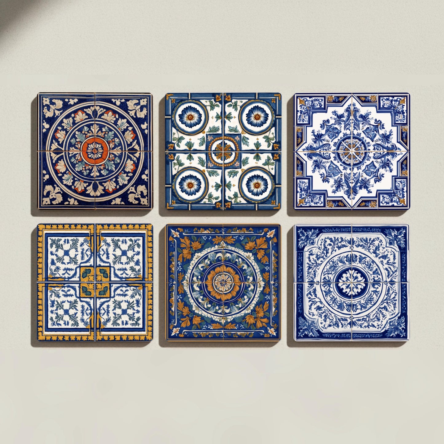 Ceramic Coasters Azulejos Azulejo — Coastal Living Gift