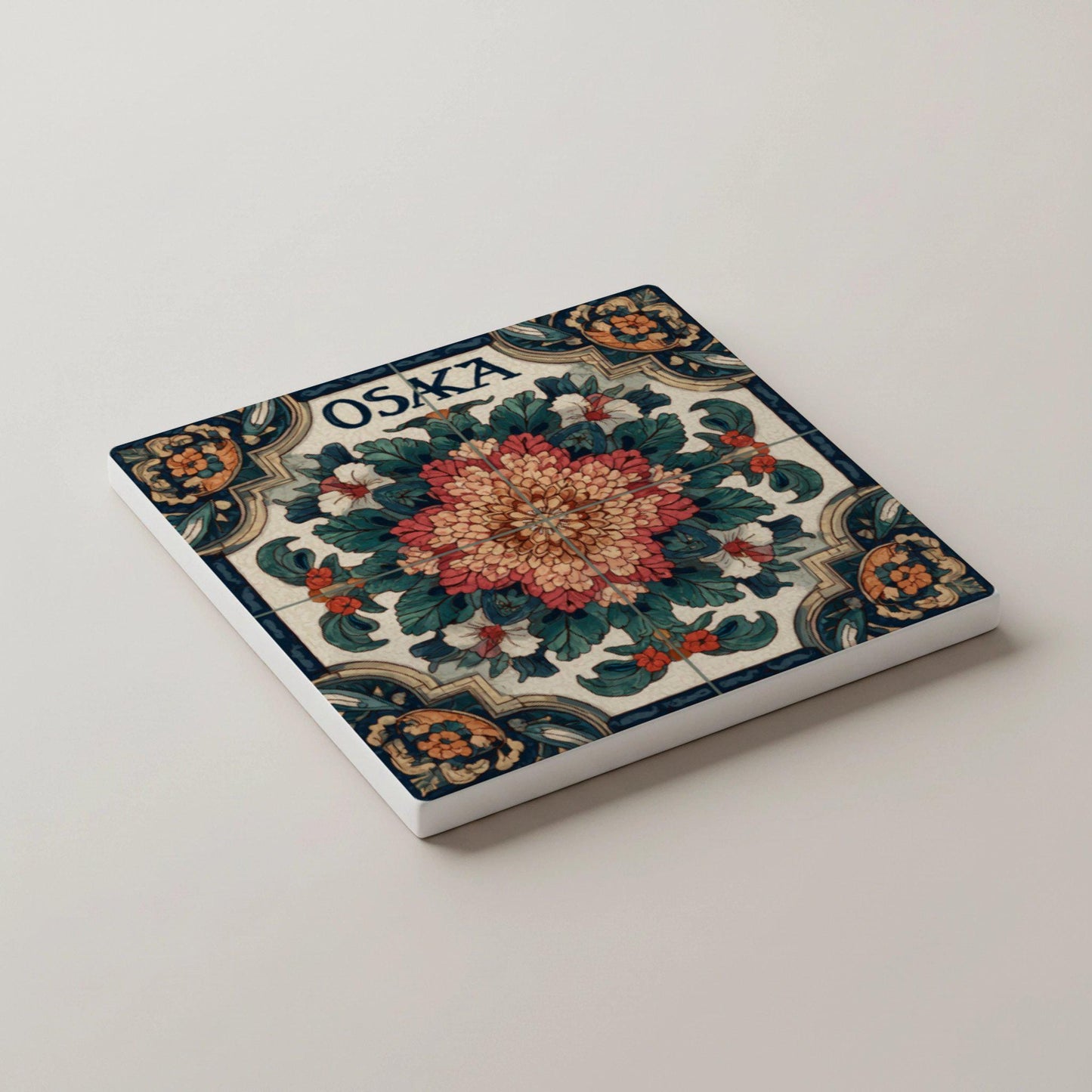Osaka — Set di Sottobicchieri in Ceramica · Collezione Grandi Pittori