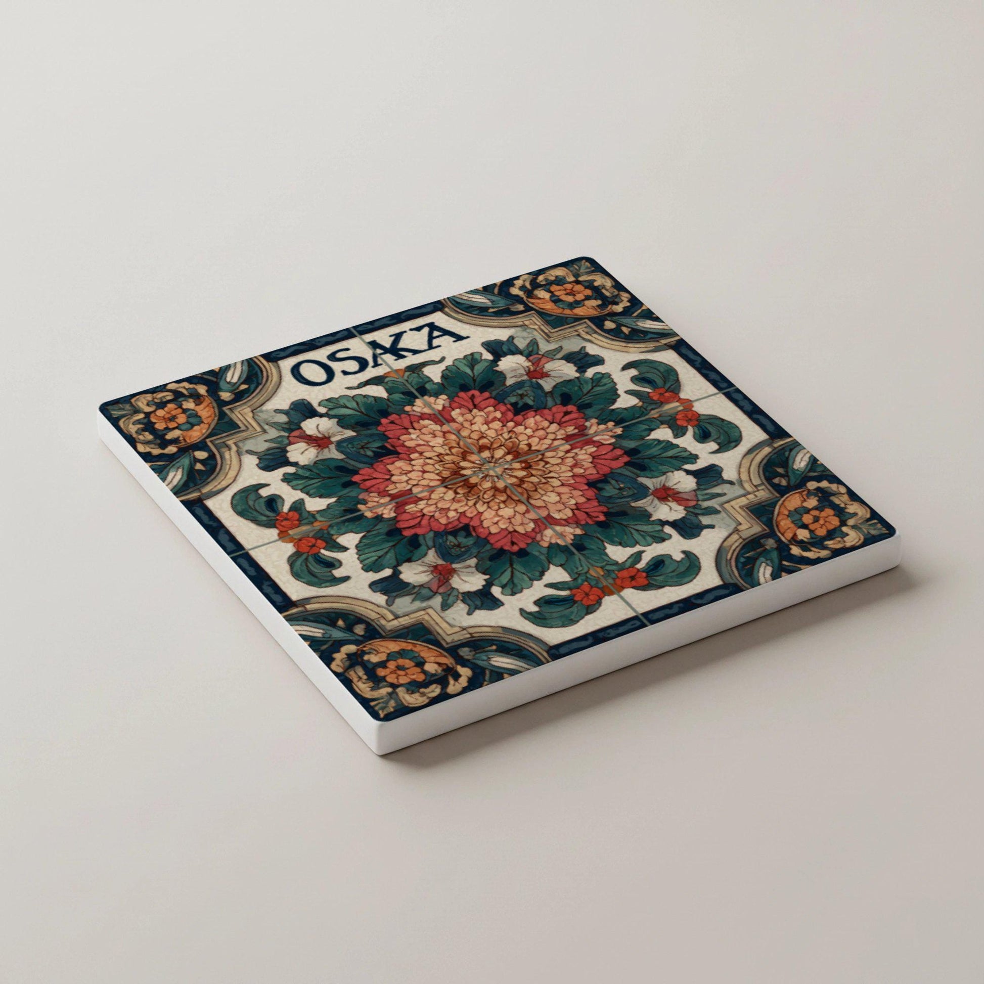Osaka — Set di Sottobicchieri in Ceramica · Collezione Grandi Pittori