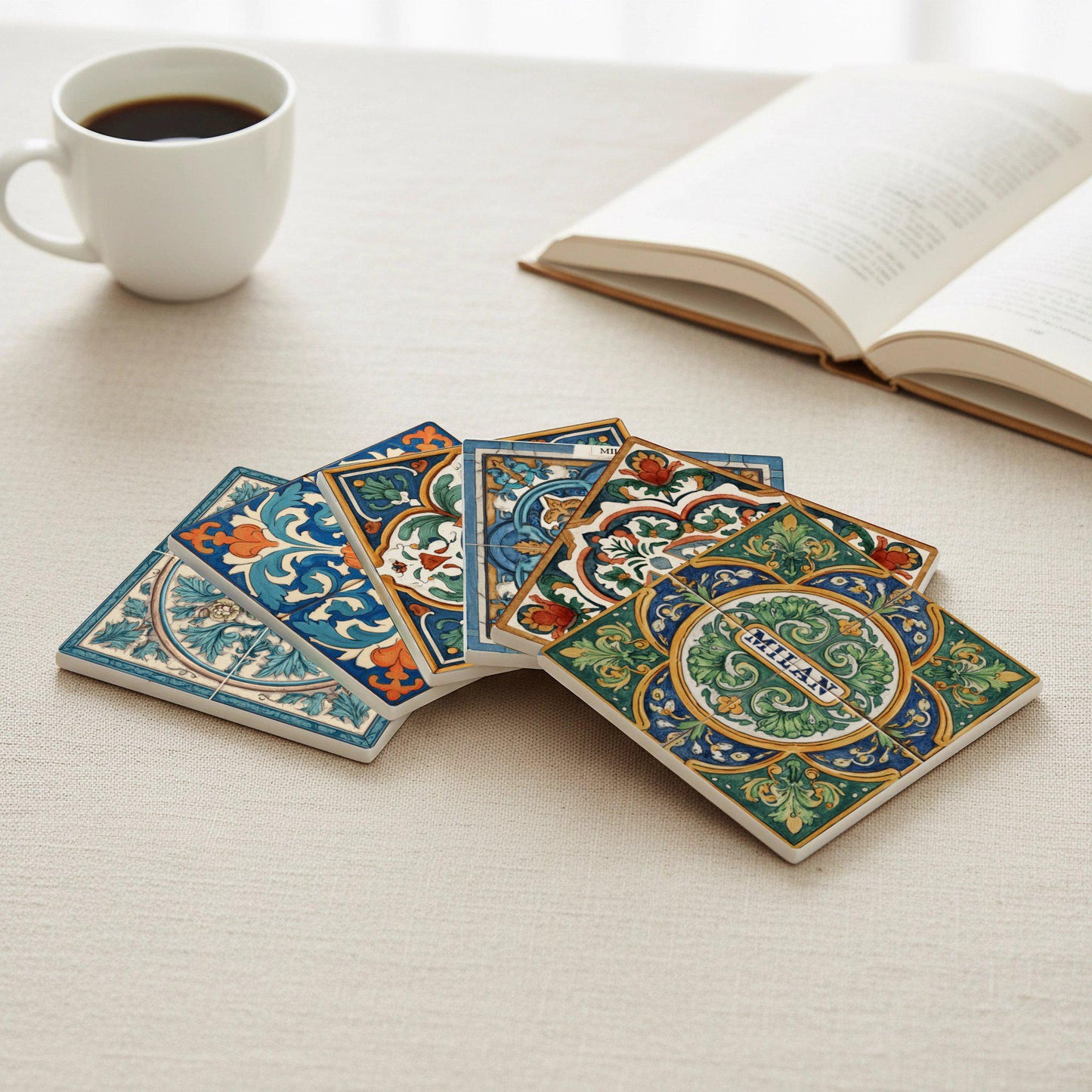 Posavasos Azulejos de Milán