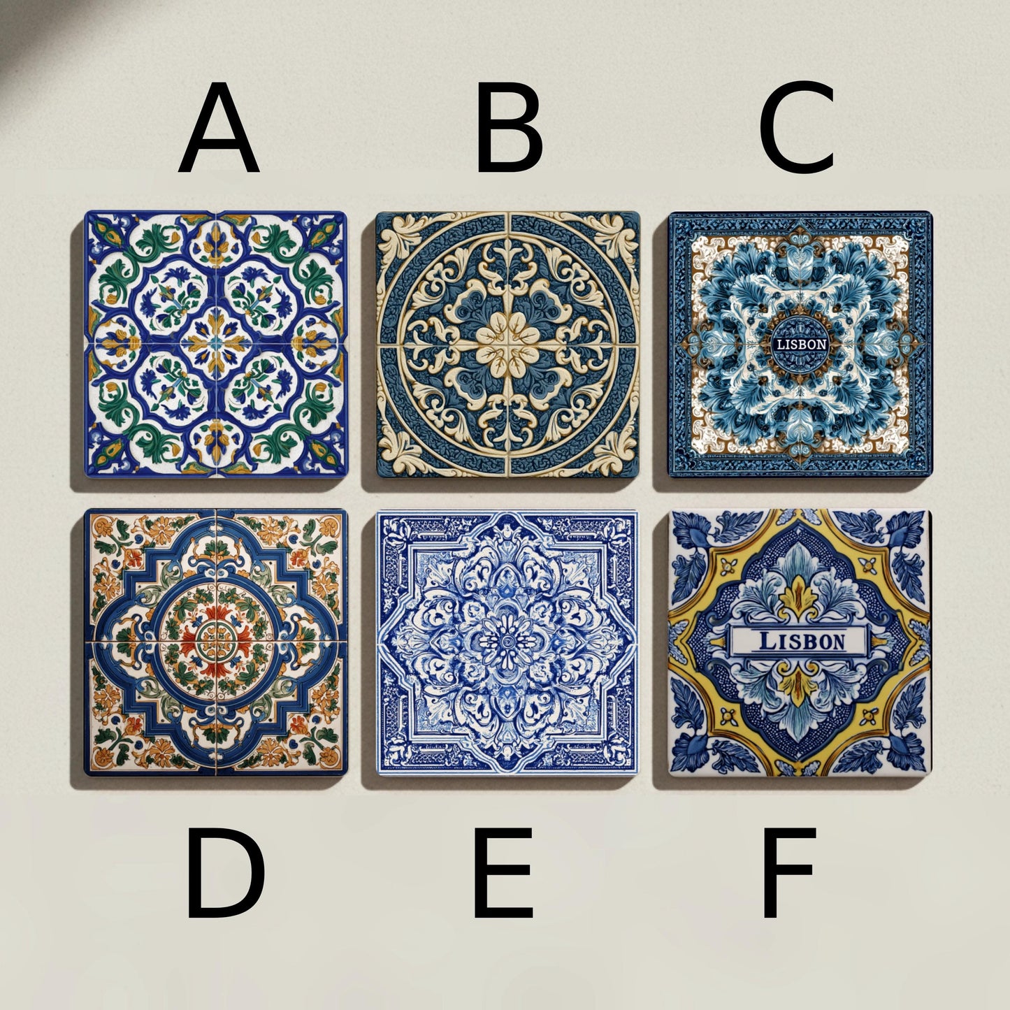 Posavasos Azulejos de Lisboa