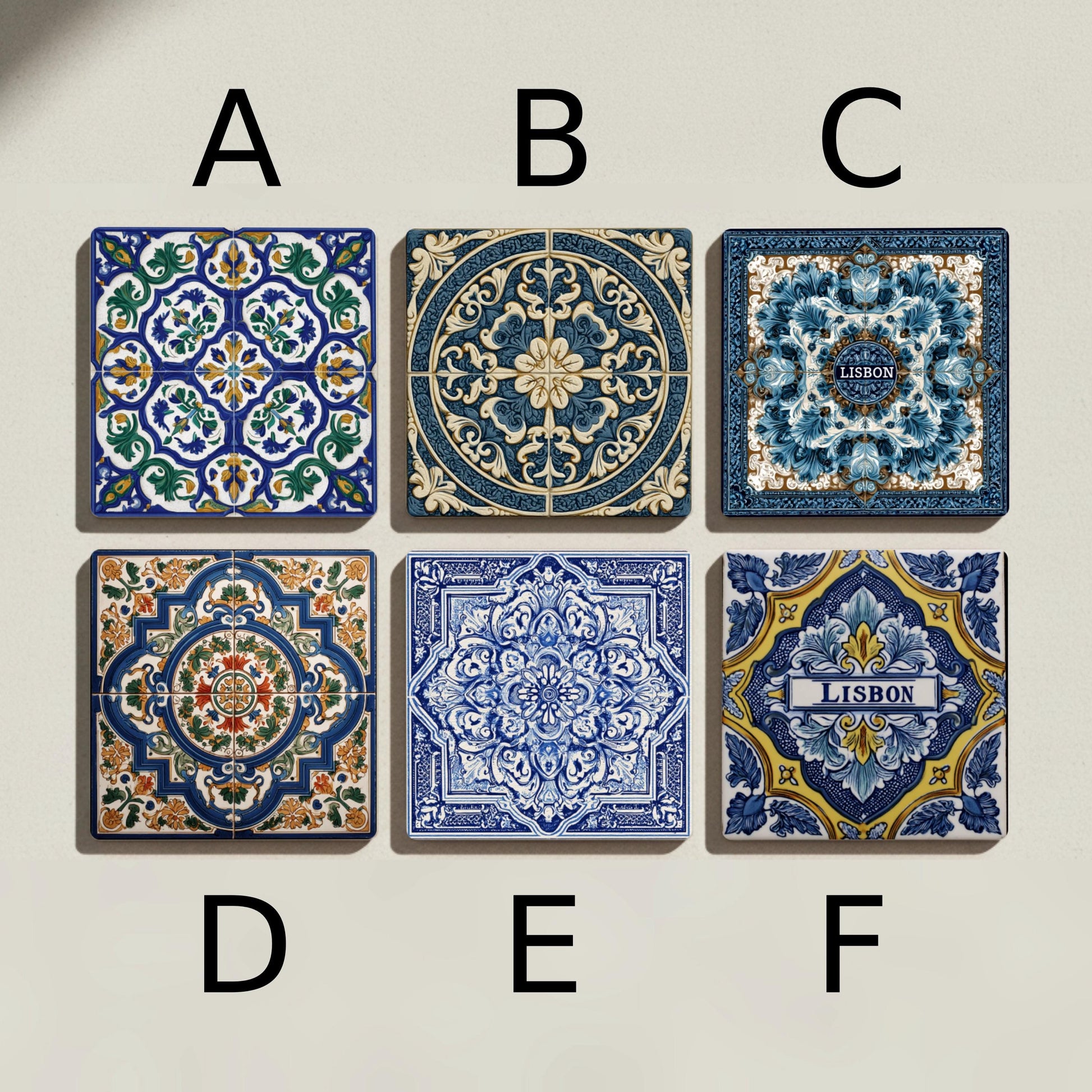 Posavasos Azulejos de Lisboa