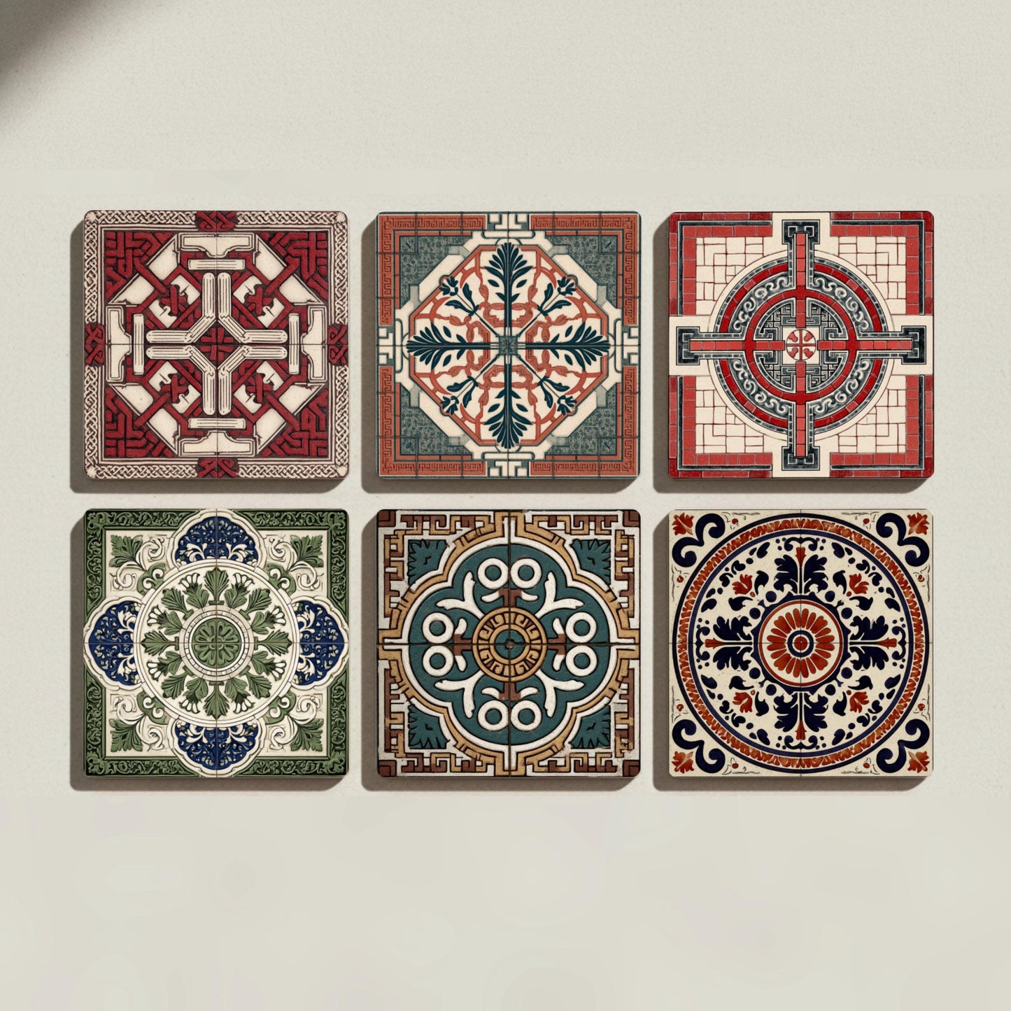 Posavasos Azulejos de catedral gótica