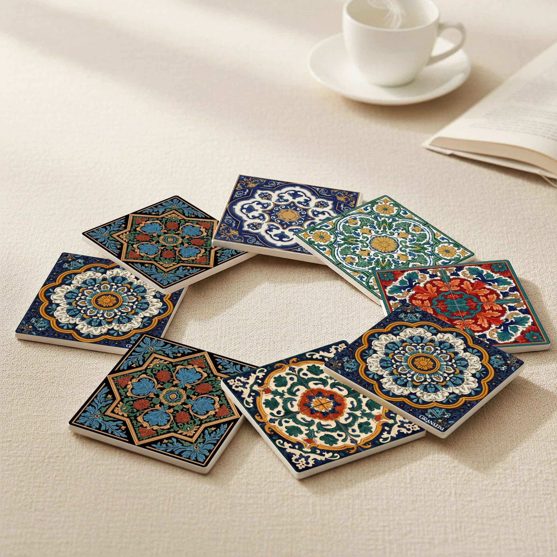 Posavasos Azulejos del Palacio Nazarí de Granada