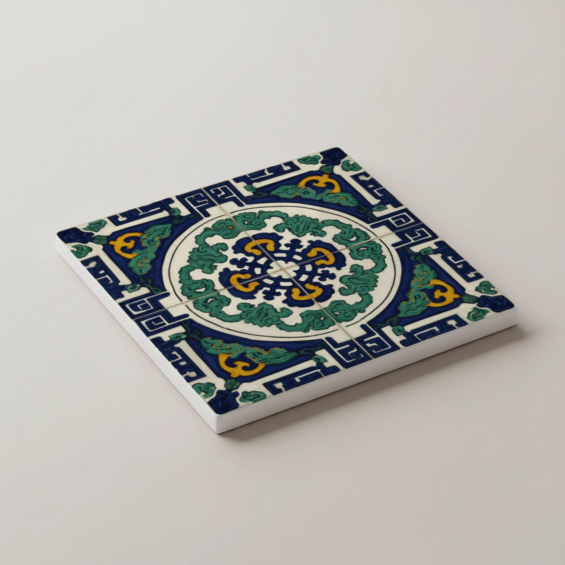 Dinastía Qing · Dessous de Verre avec Liège — Set de Table pour Amateurs de Design