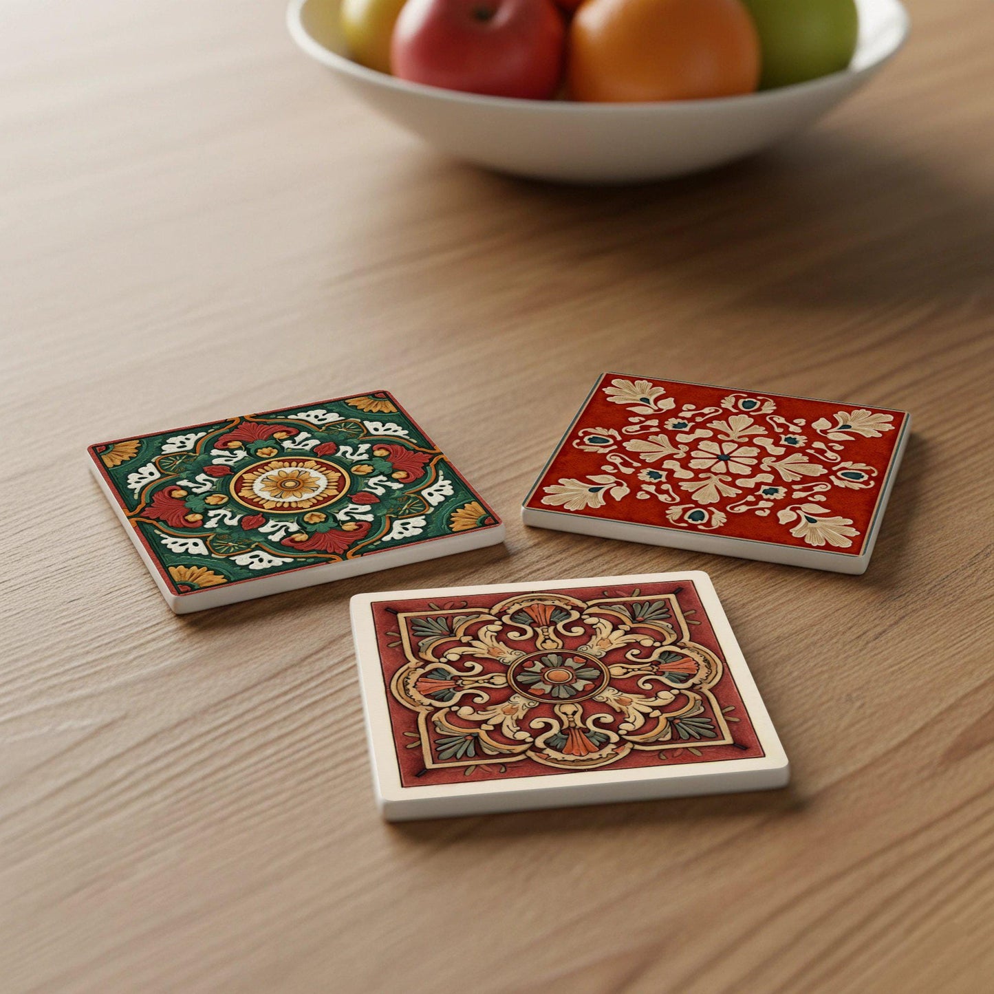Sottobicchieri Diseño Floreale balinés — Fiori e Botanica
