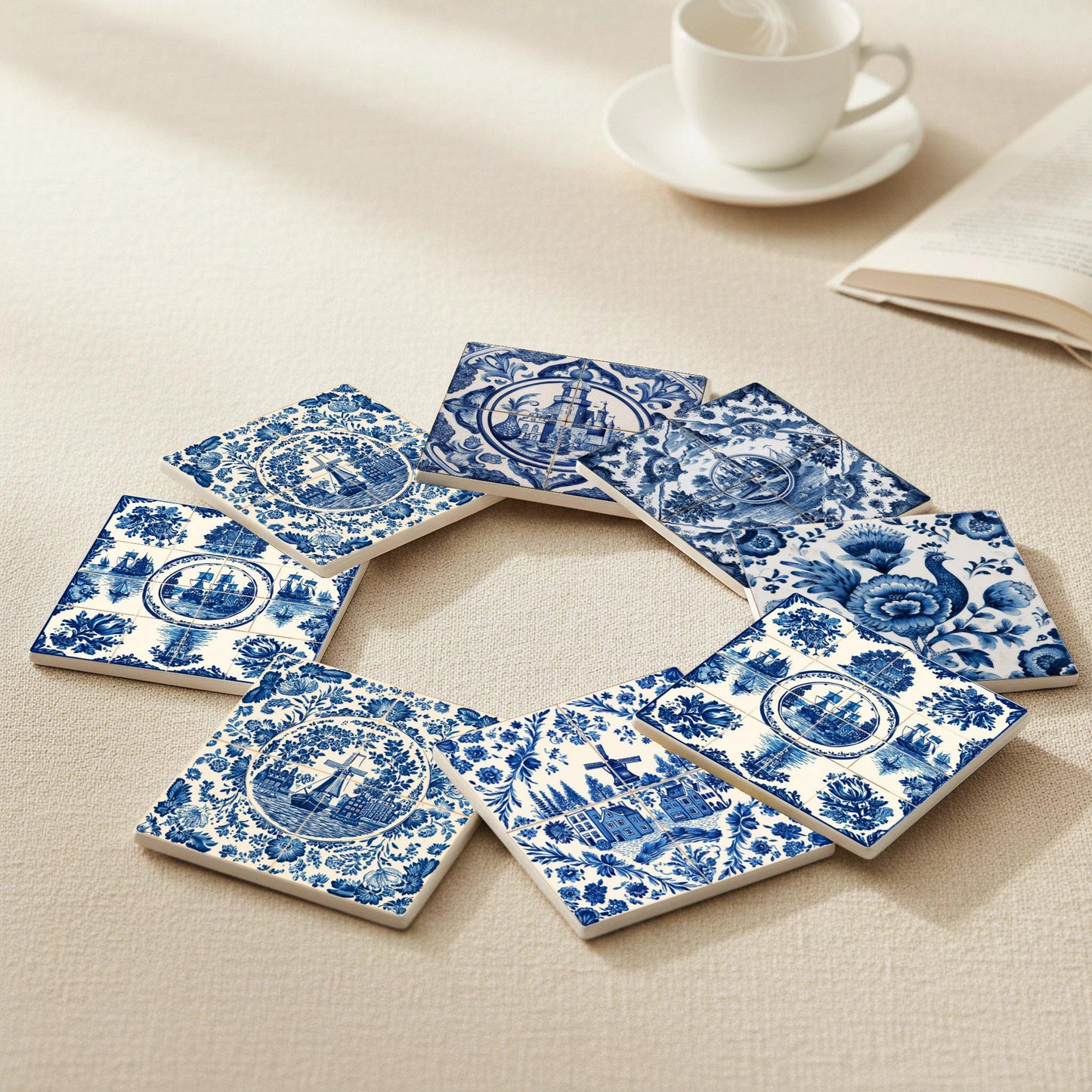 Posavasos Azulejos de Delft