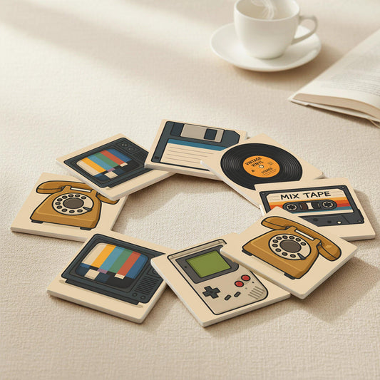 Posavasos Tecnología retro
