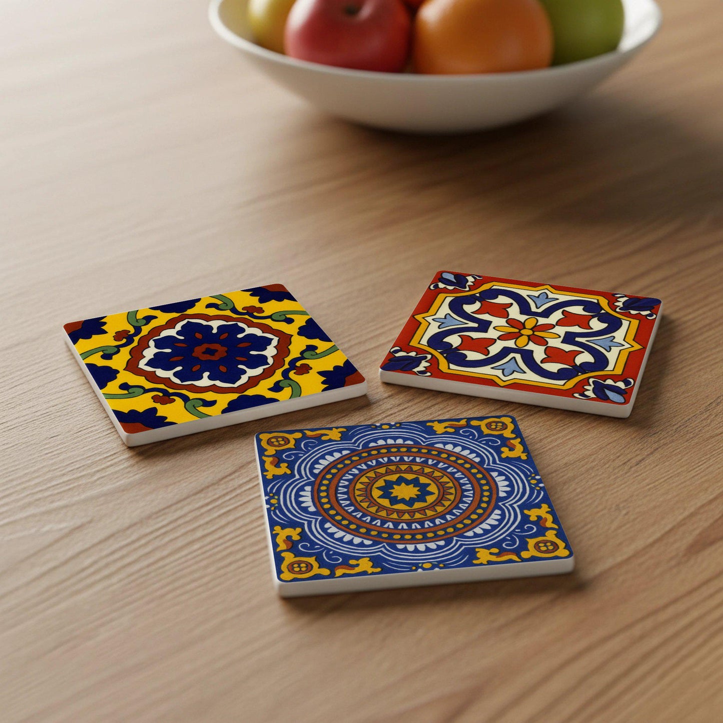 Posavasos Talavera mexicana
