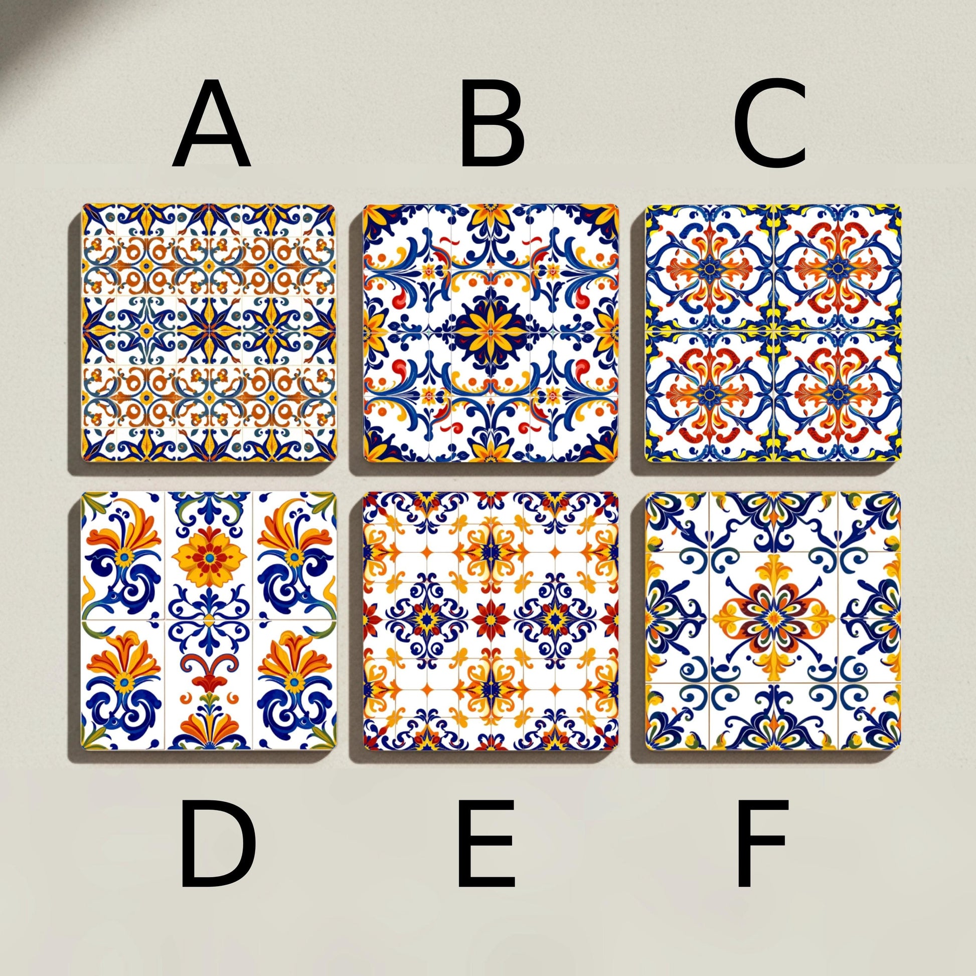 Séville Place de España — Set de Dessous de Verre en Céramique · Cadeau Souvenir de Ville