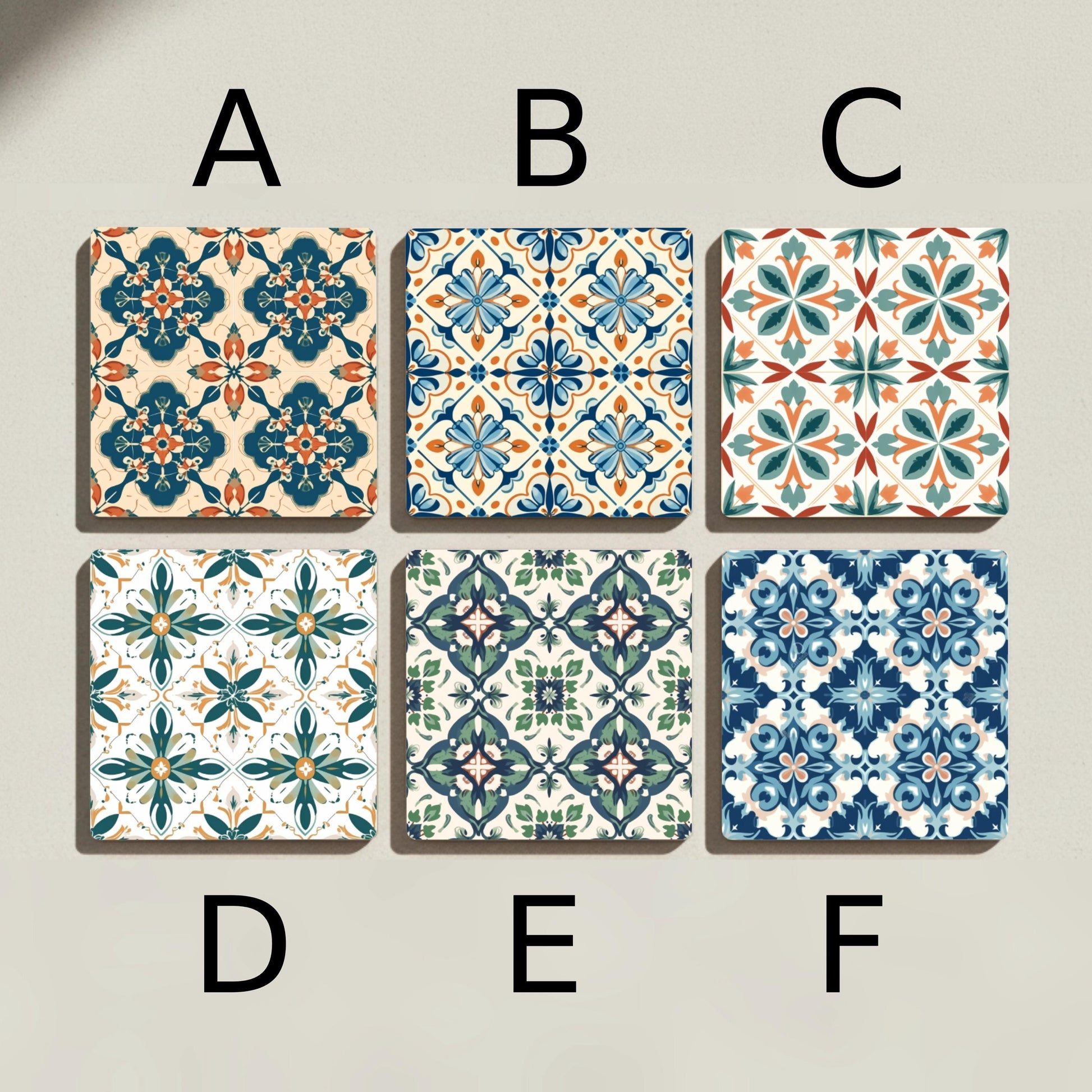 Estadounidense di i años 50 · Sottobicchieri con Sughero — Set da Tavola per Amanti del Design