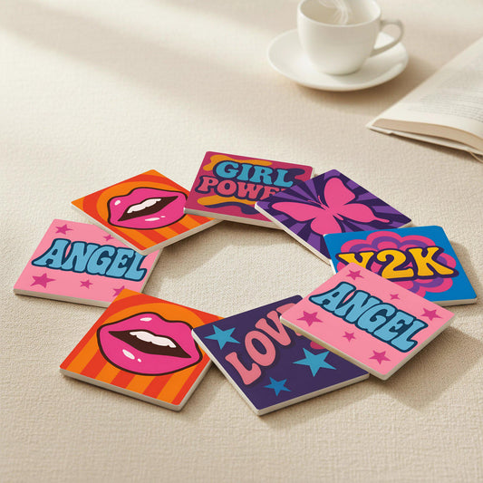 Posavasos Estilo pop art Y2K