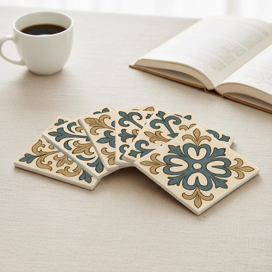 Posavasos Mediterránea / Posavasos ornamentales para decoración de mesas, mesas 
