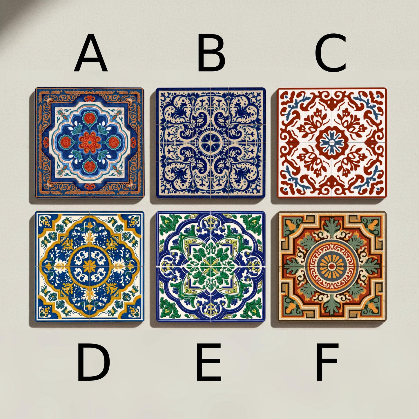 Española — Ceramic Coaster Set · Design-Lover's Table Set
