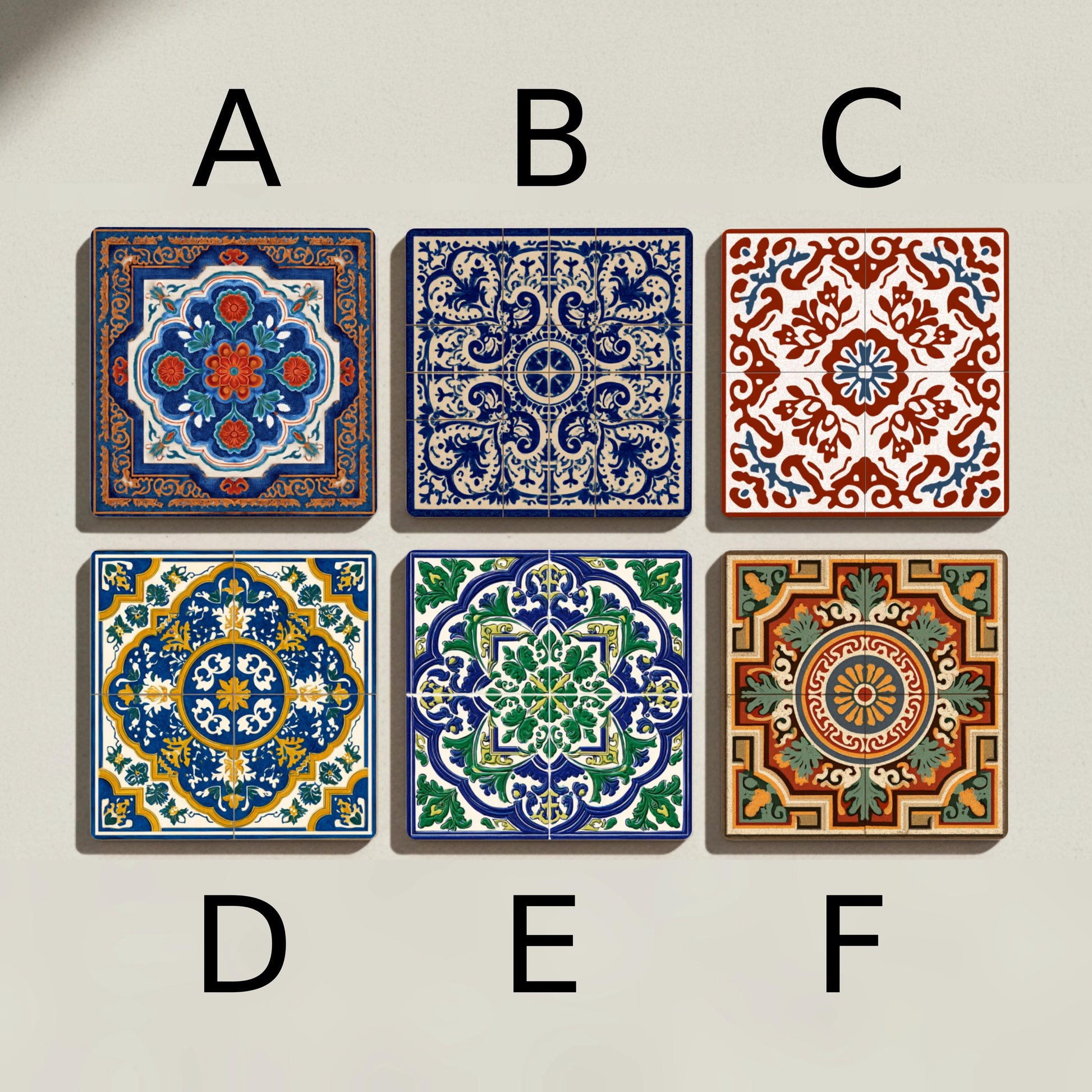 Española — Ceramic Coaster Set · Design-Lover's Table Set